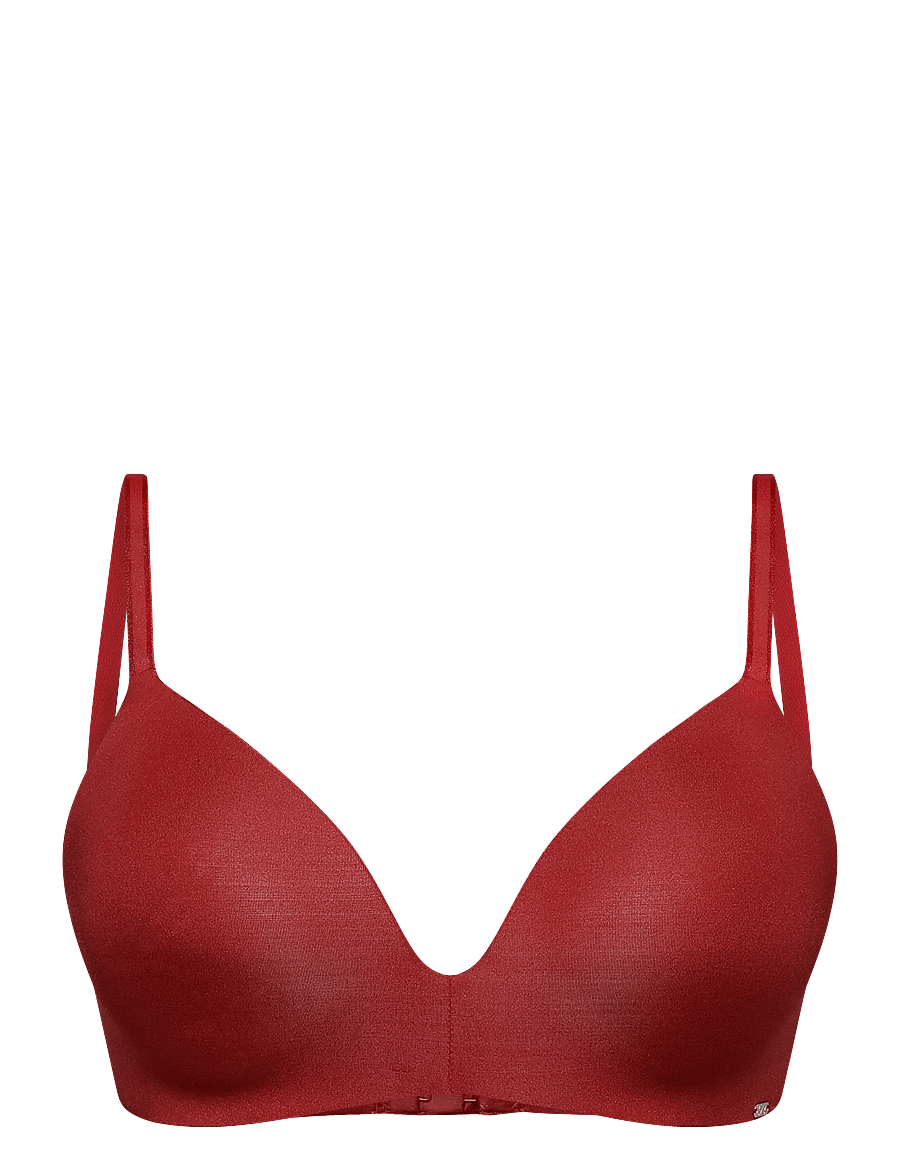 Hunkemöller - MONA NON WIRED LOW D PU - bügellose bhs - chili pepper - 1