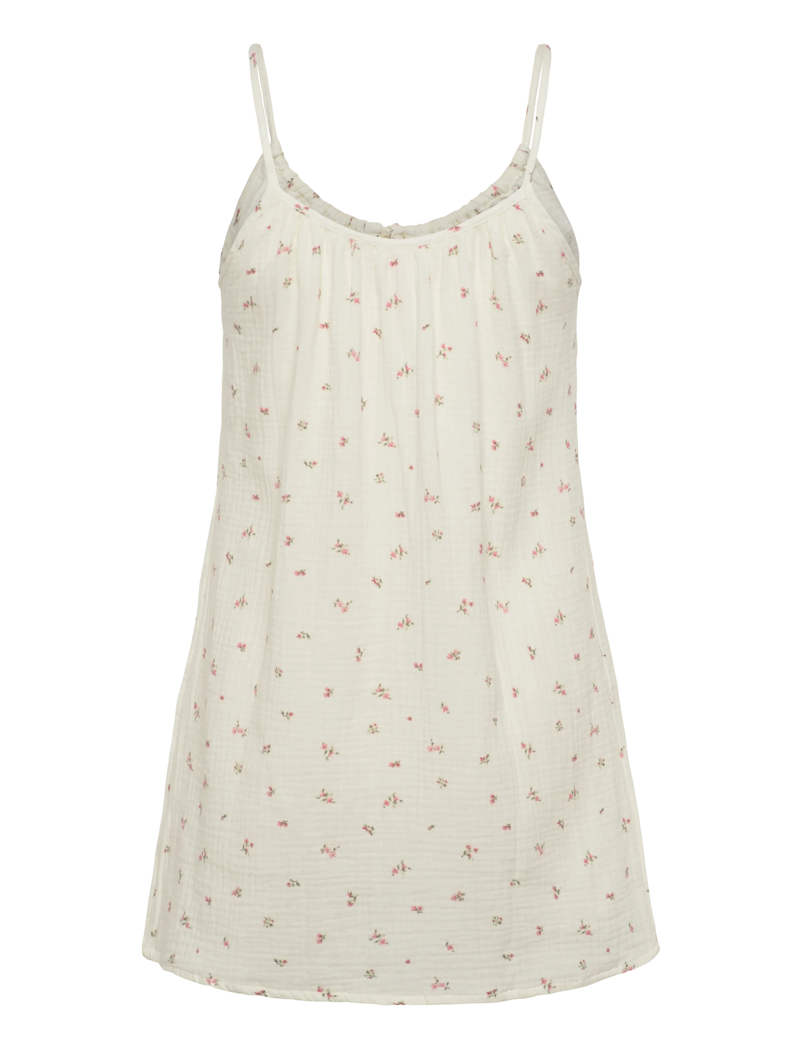 Hunkemöller - SD MUSLIN PRINT - yöpaidat - snow white - 2