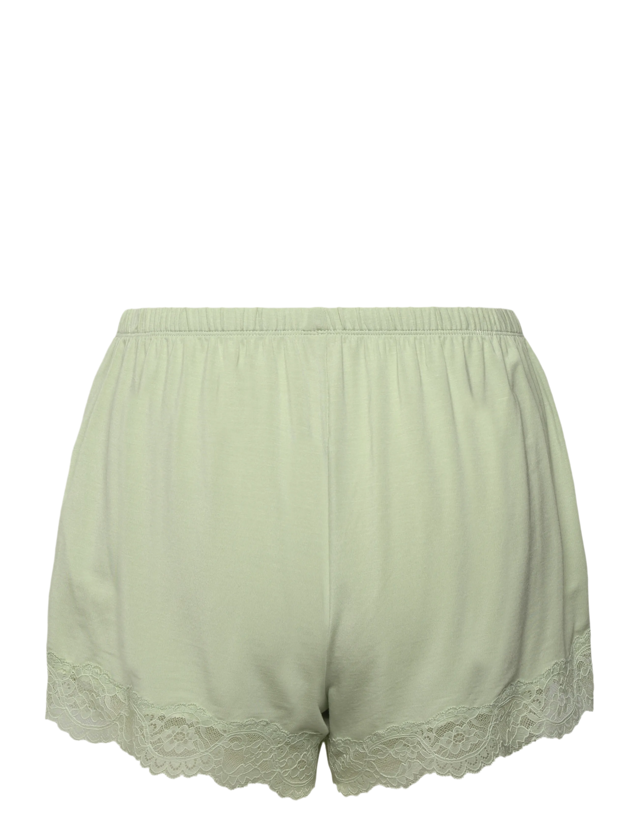Hunkemöller - PJ SS SHORT MODAL LACE NANA - sea foam - 4