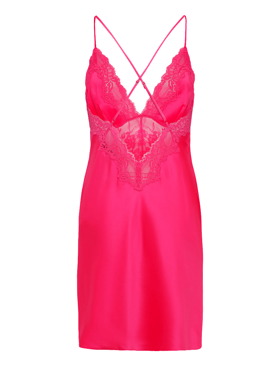 Hunkemöller - Sd Satin Lace Gabrielle - festival fuchsia - 2