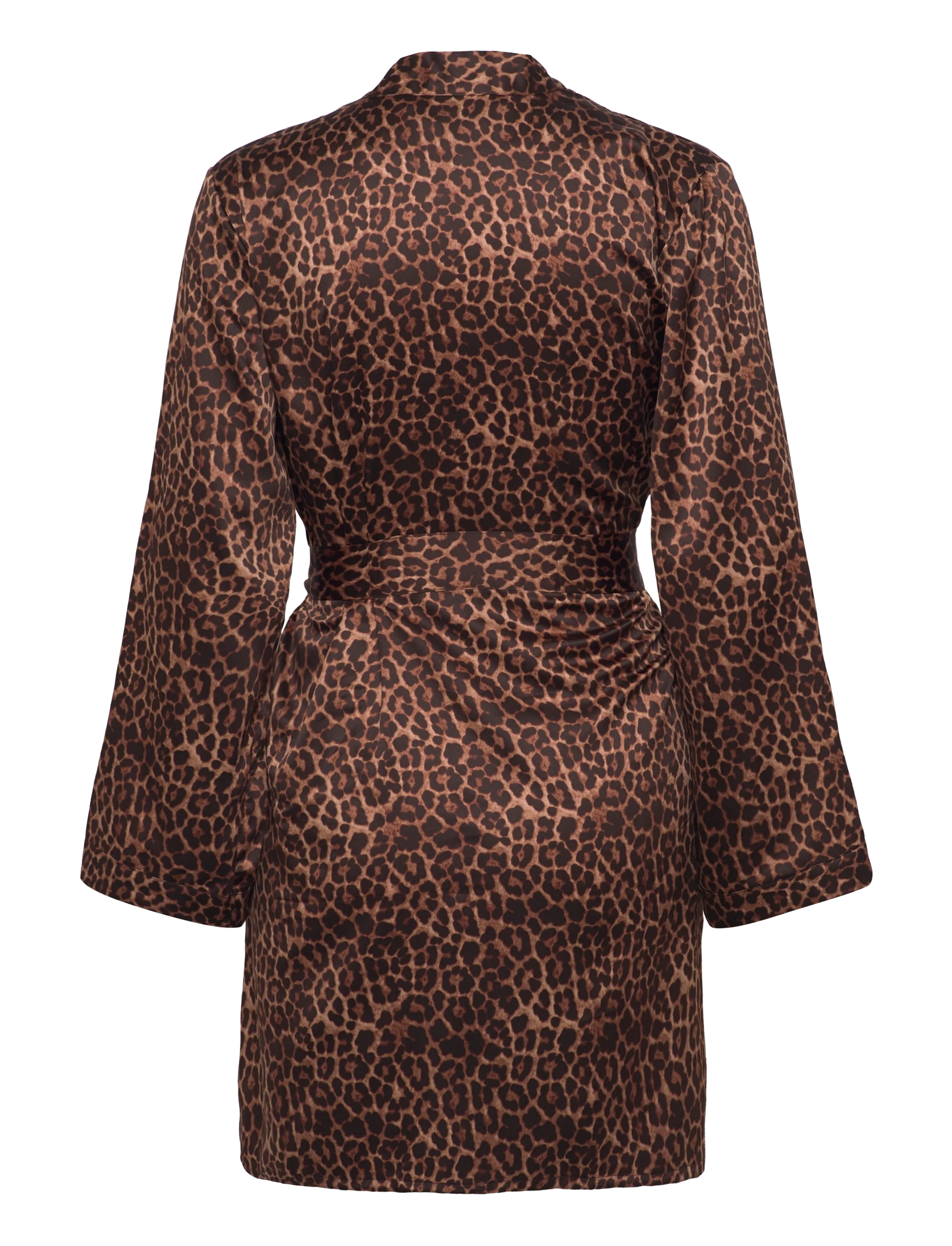 Hunkemöller - KIMONO SATIN LEO - kimonos - black - 2