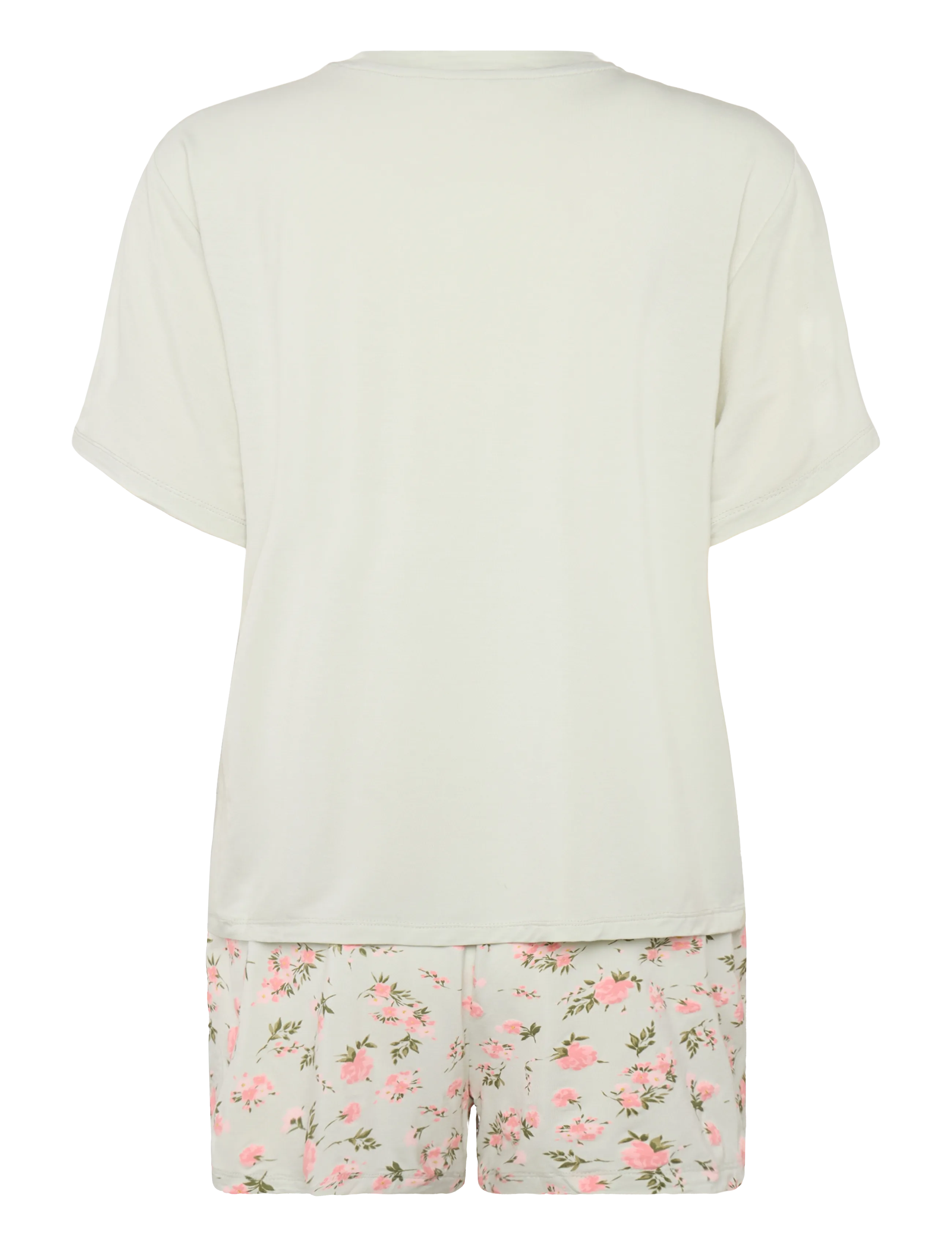 Hunkemöller - PJ SS SHORT VIS DAISY - pyjamas - hkm green - 2