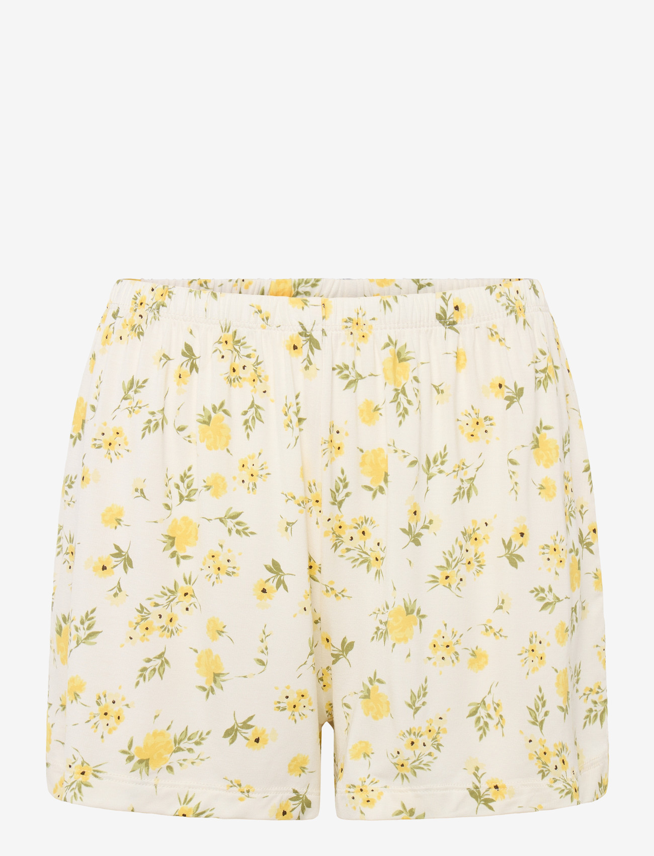 Hunkemöller - PJ SS SHORT VIS DAISY - gardenia - 3
