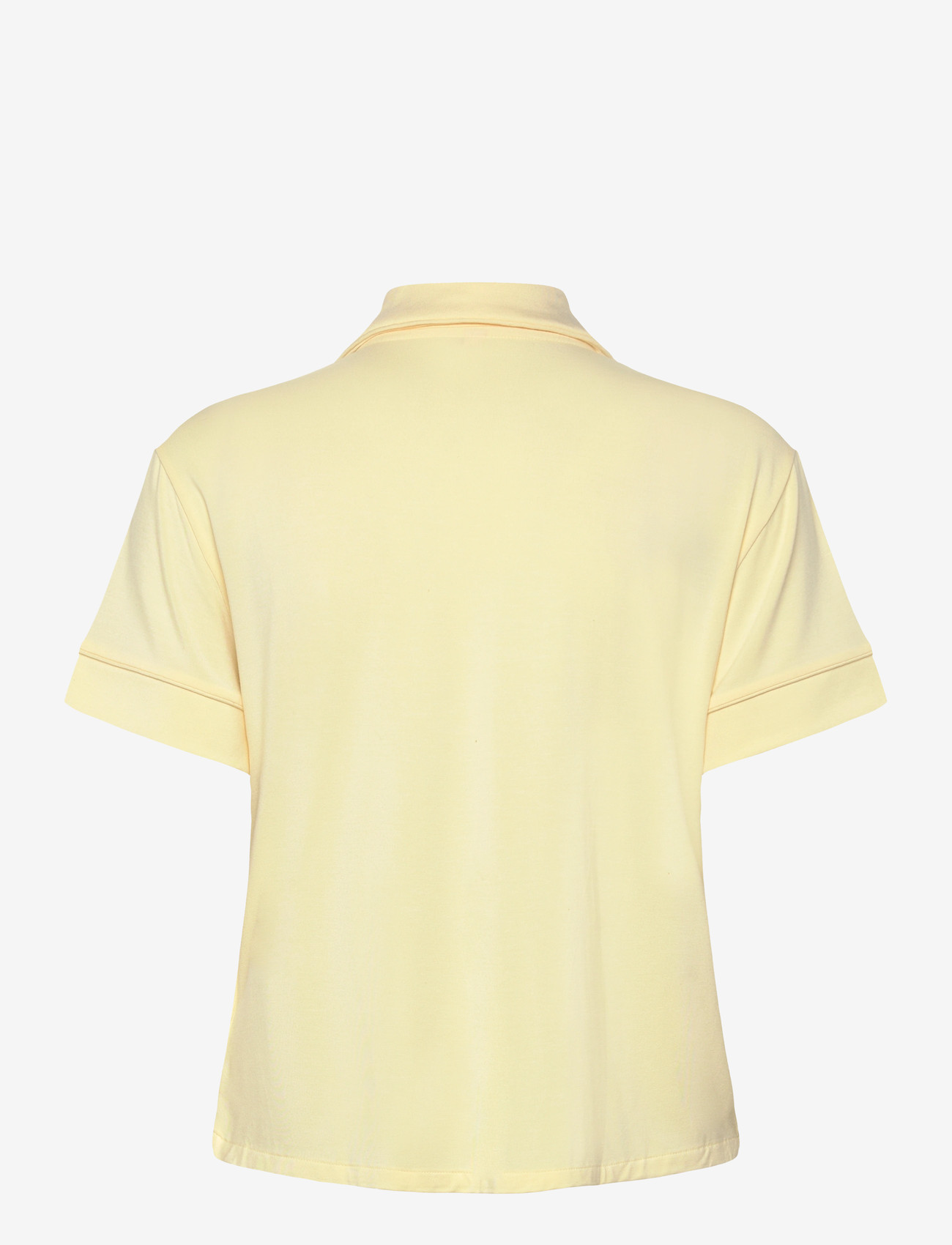 Hunkemöller - JACKET SS JERSEY ESSENTIAL - kortærmede skjorter - vanilla custard - 2