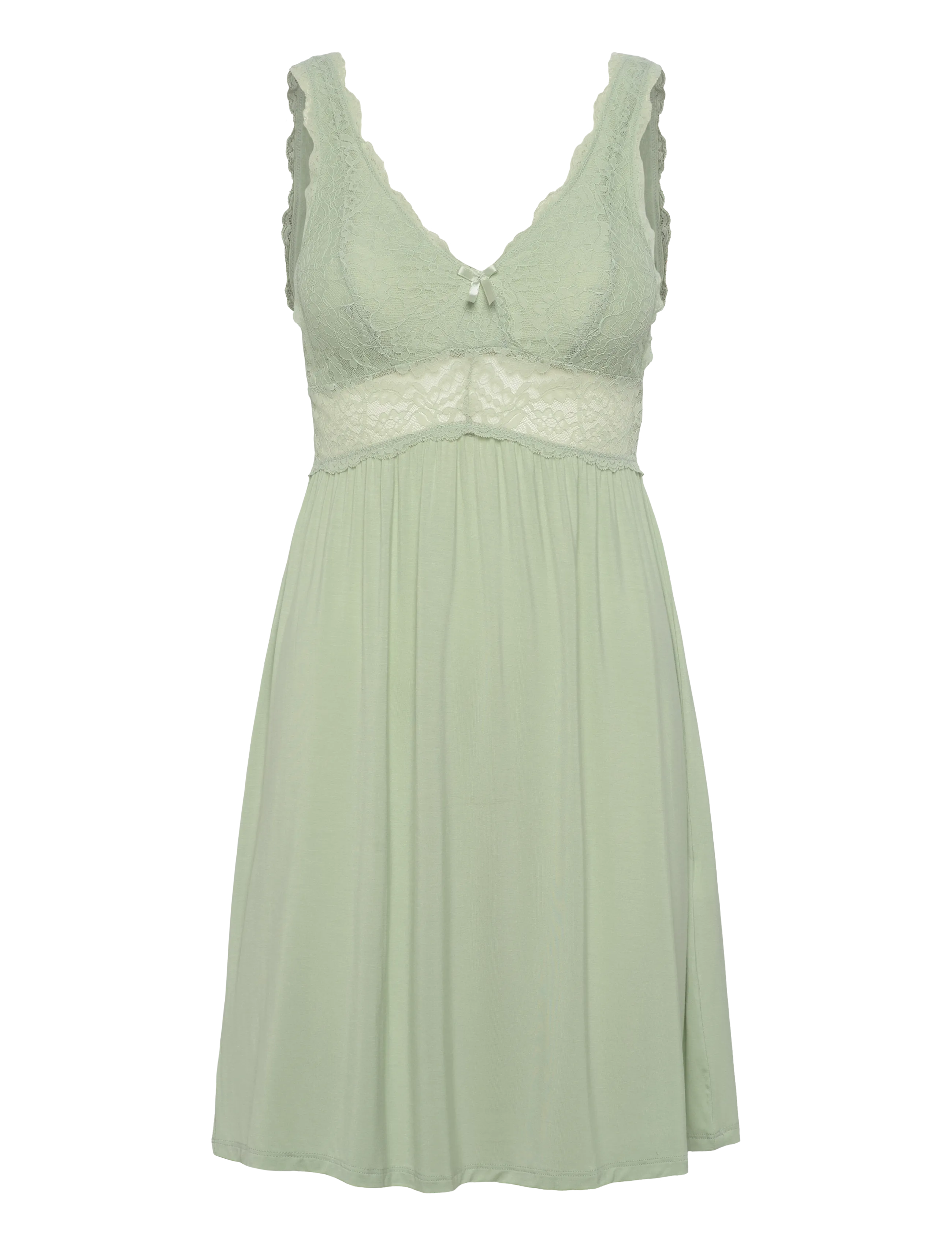Hunkemöller SD JERSEY LACE NOVA - Nachthemden - SEA FOAM / green