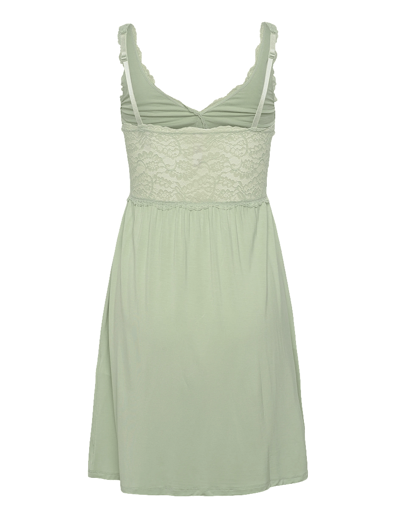 Hunkemöller - SD JERSEY LACE NOVA - nachthemden - sea foam - 2