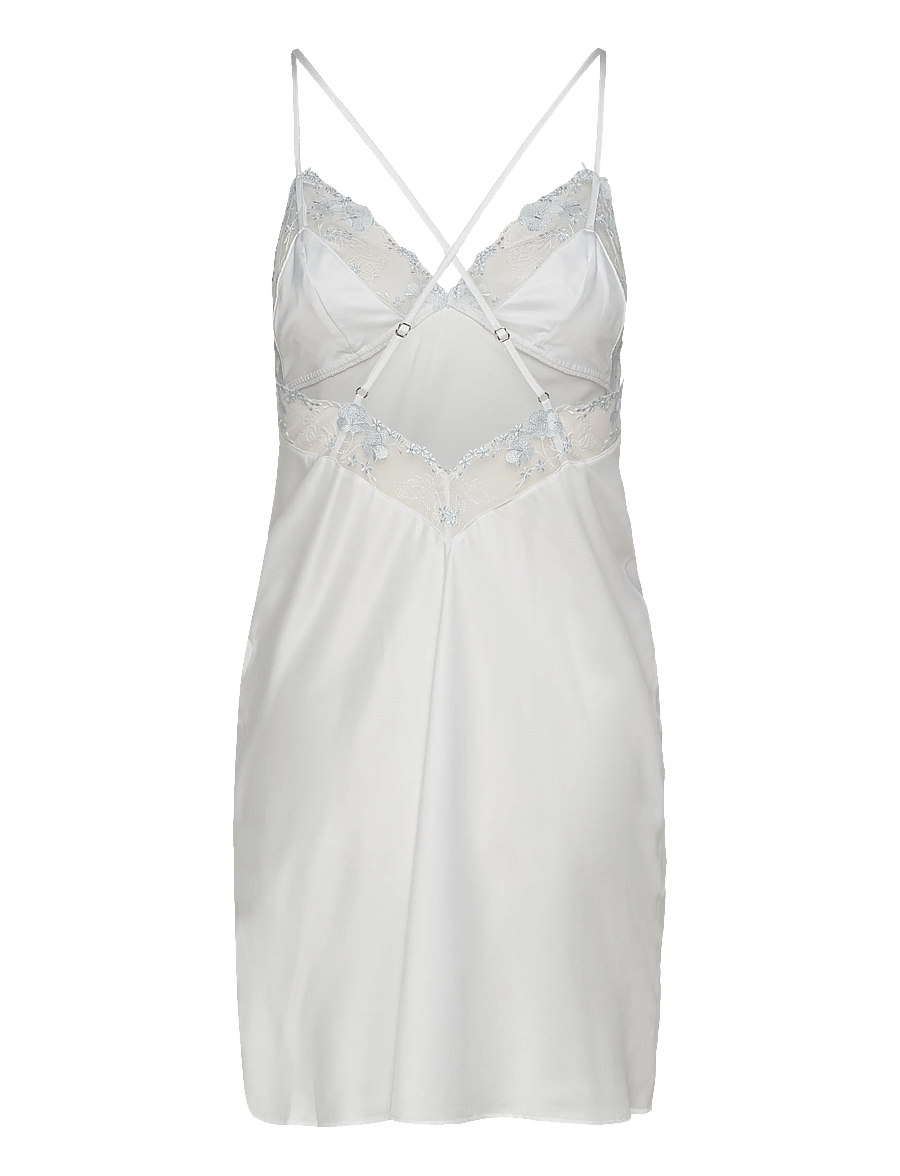 Hunkemöller - SD SATIN LACE PEONIE - natkjoler - gardenia - 2