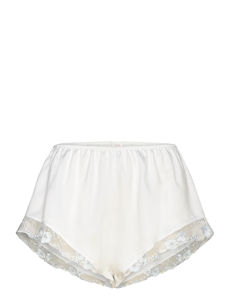 Hunkemöller - SHORT SATIN EMB PEONIE - natshorts - gardenia - 1