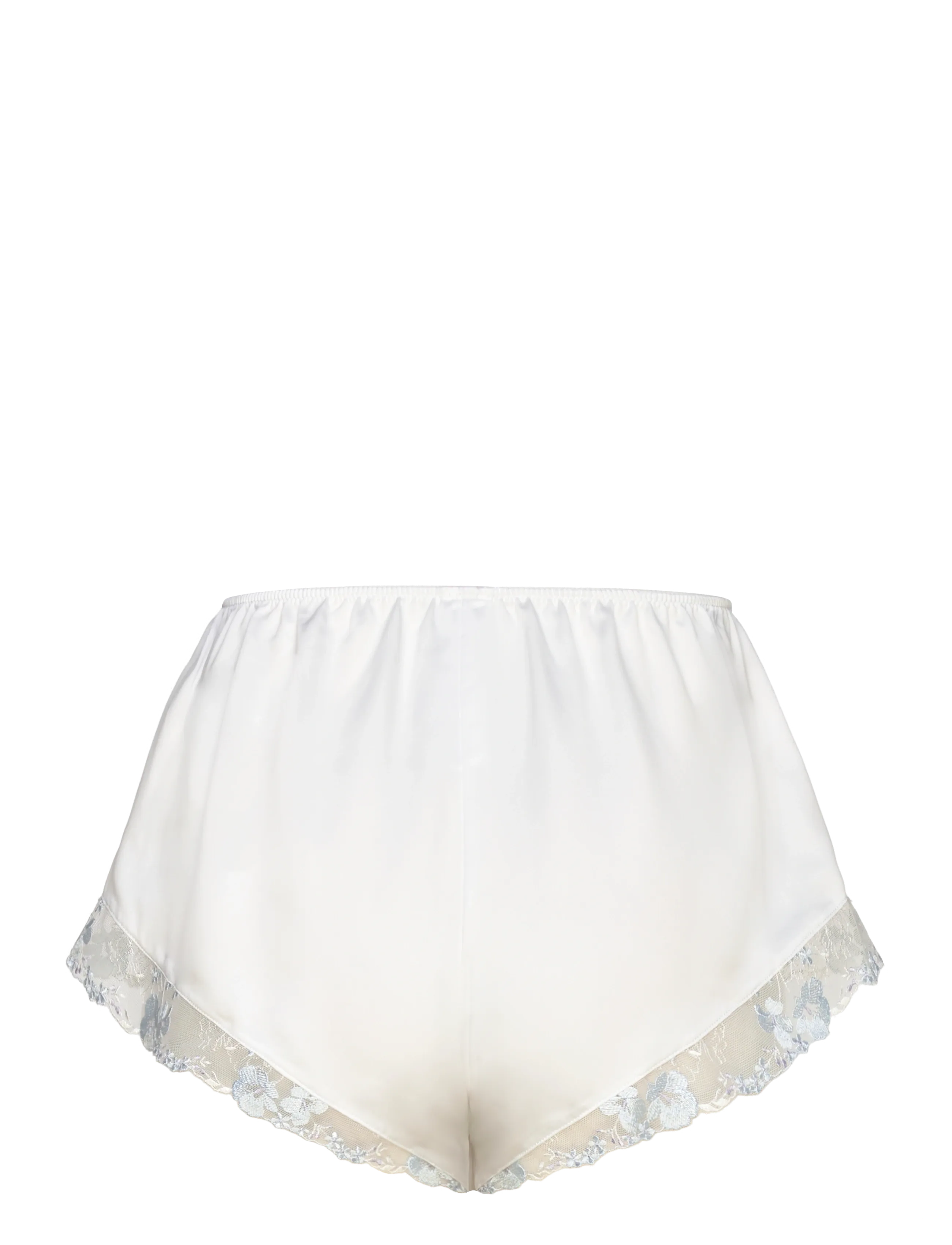 Hunkemöller - SHORT SATIN EMB PEONIE - natshorts - gardenia - 2