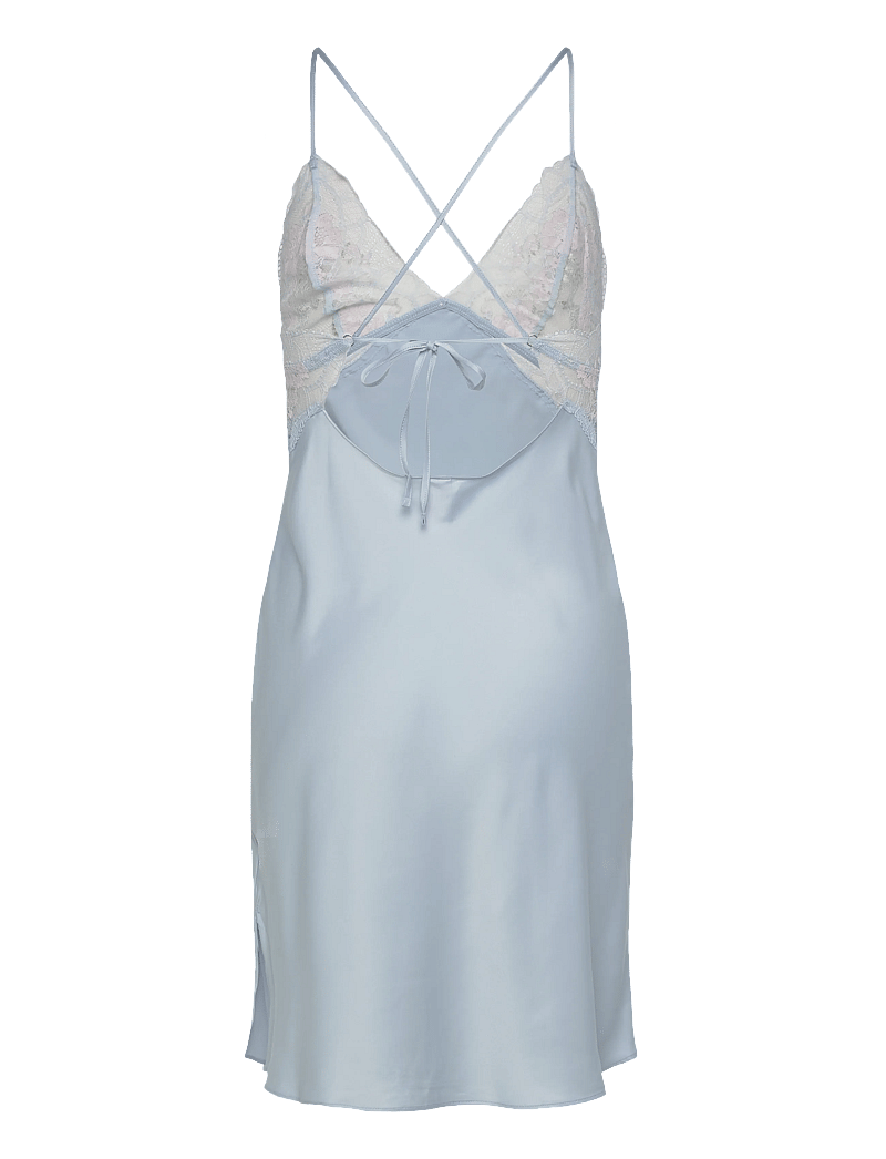 Hunkemöller - SD SATIN LACE MIRI - natkjoler - halogen blue - 2