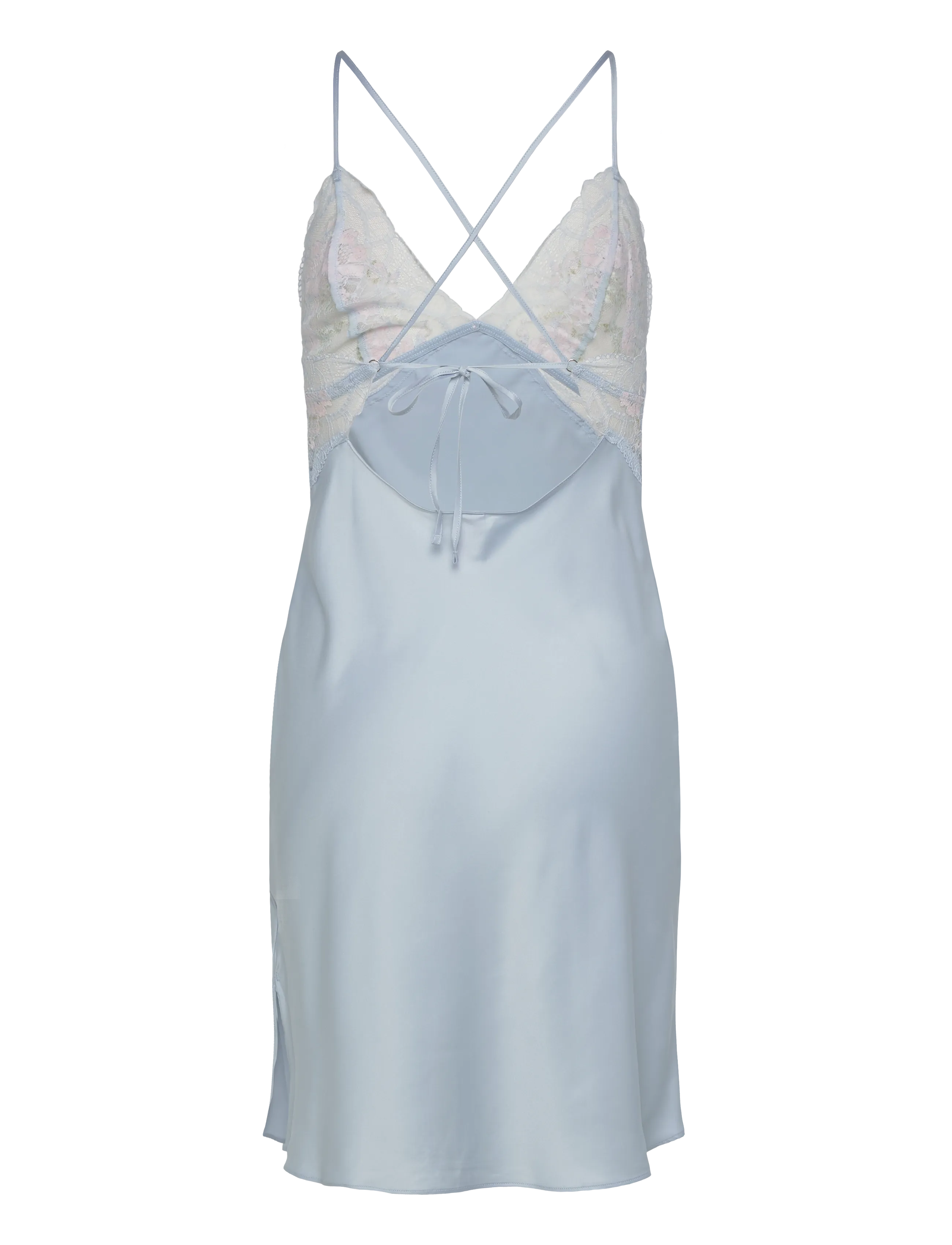 Hunkemöller - SD SATIN LACE MIRI - Öösärgid - halogen blue - 2