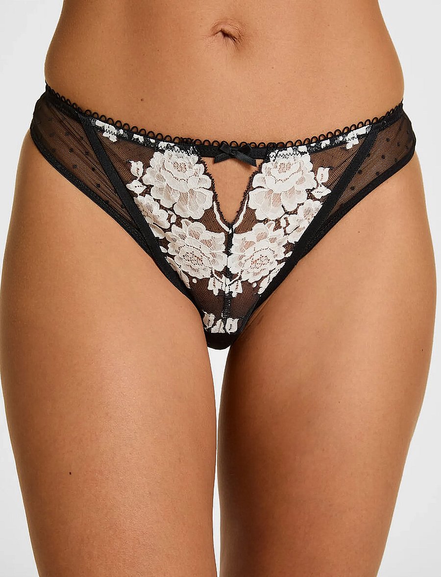 Hunkemöller - LINDI STRING R - tangas - caviar - 0