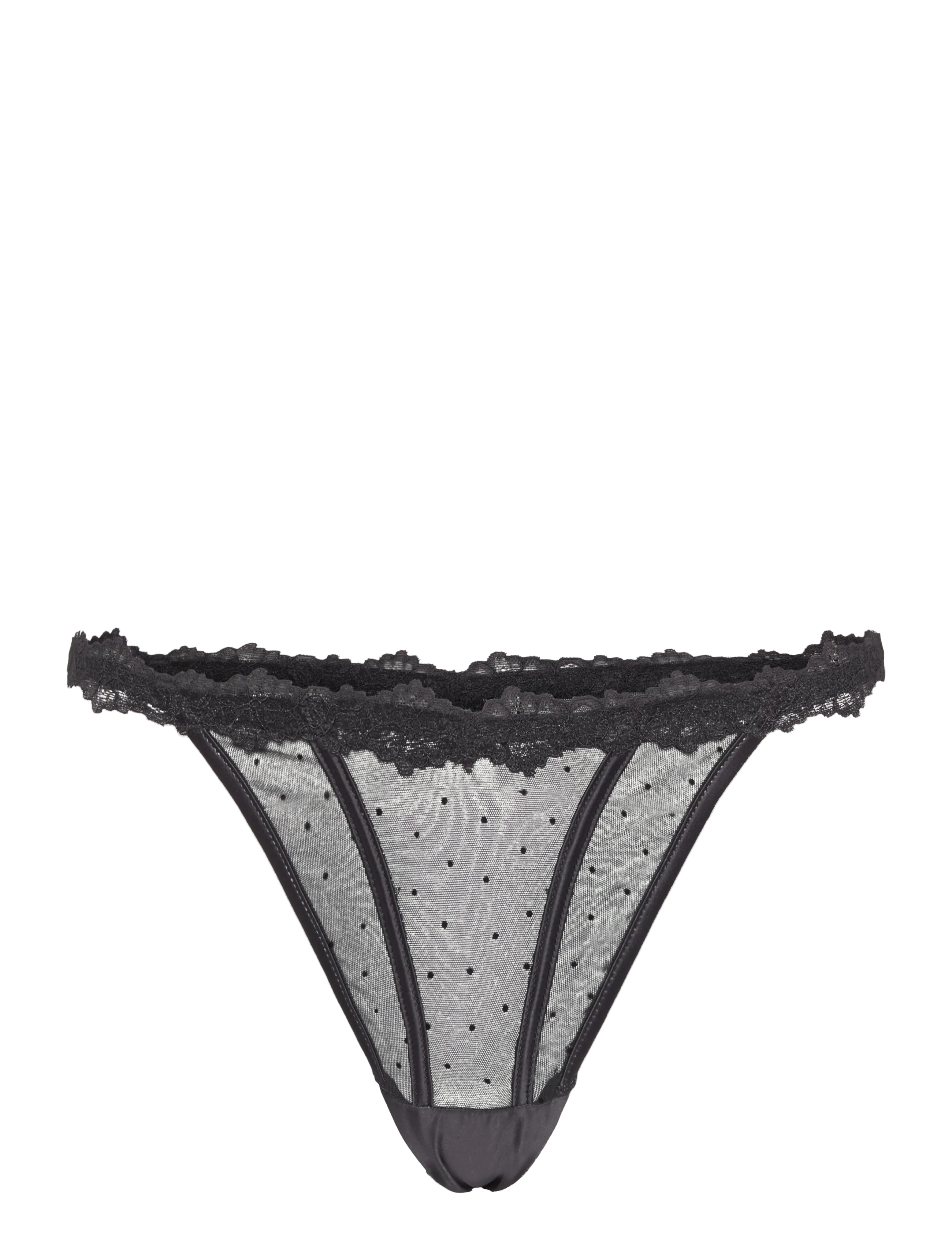 Hunkemöller KAT TANGA STRING - Aluspesu - CAVIAR / black