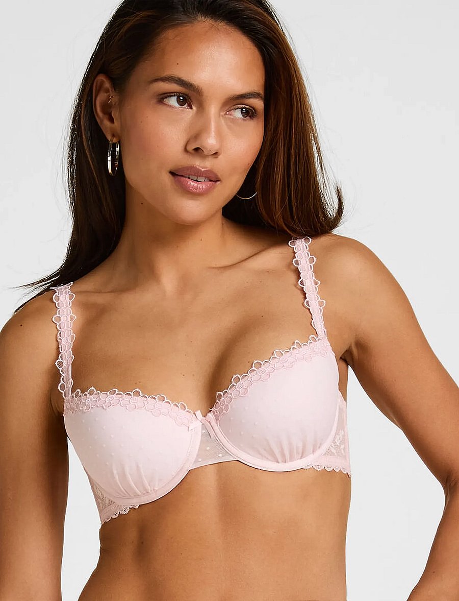Hunkemöller - ELEANORA PD - push-up bhs - pink lady - 0