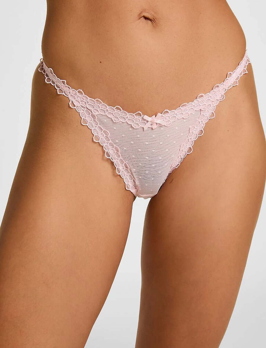 Hunkemöller - ELEANORA STRING T - tangas - pink lady - 3