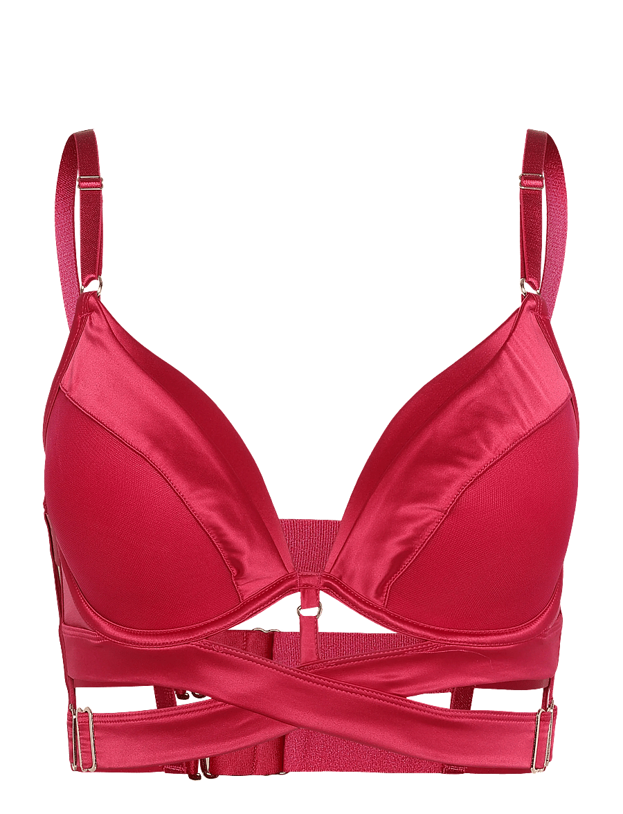 Hunkemöller - COLETTE PP PUSH LL - push-up rinnahoidjad - cerise - 1