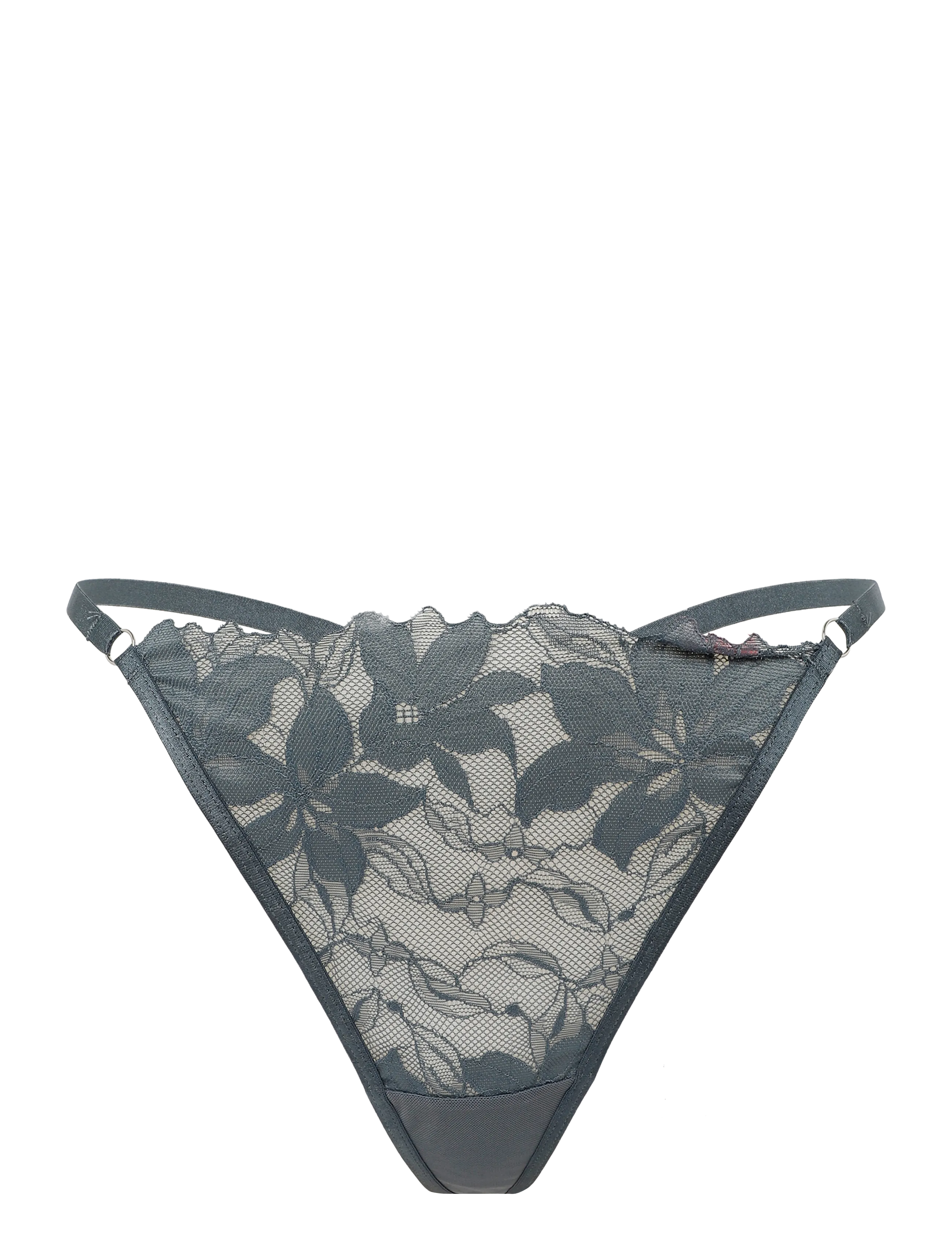 Hunkemöller INGRID HL STRING T - Aluspesu - STORMY WEATHER / grey