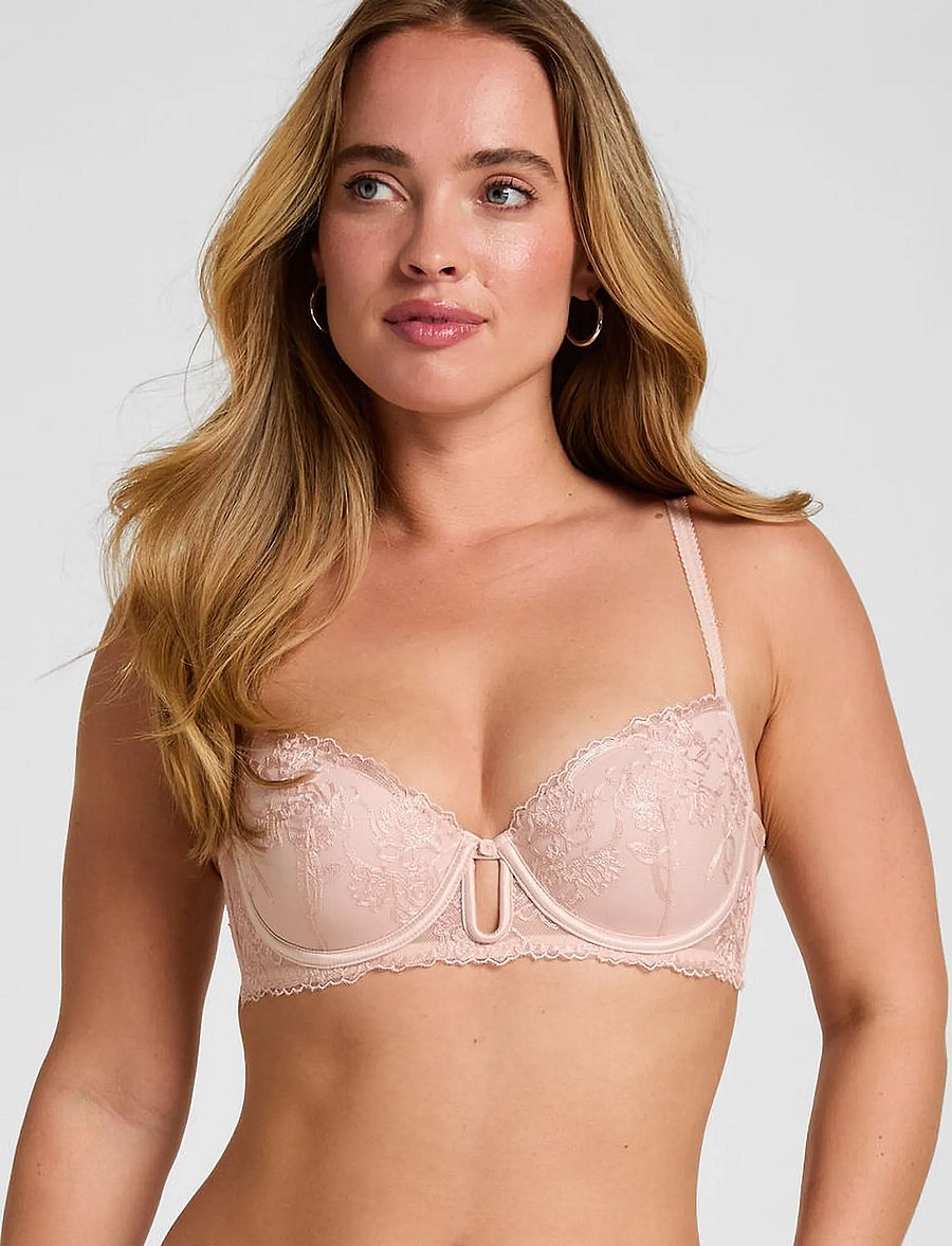 Hunkemöller - NOLA PD - tugikaartega rinnahoidjad - peach whip - 0