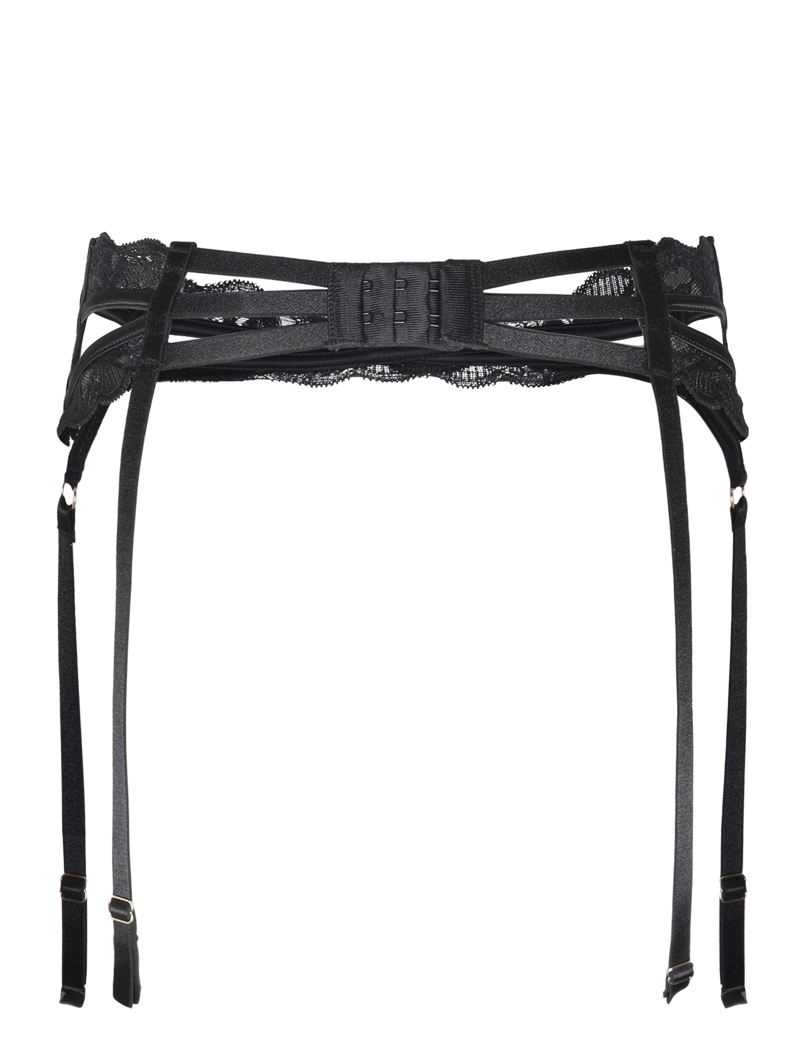 Hunkemöller - ZARA SUSPENDER - strumpfhalter - caviar - 2
