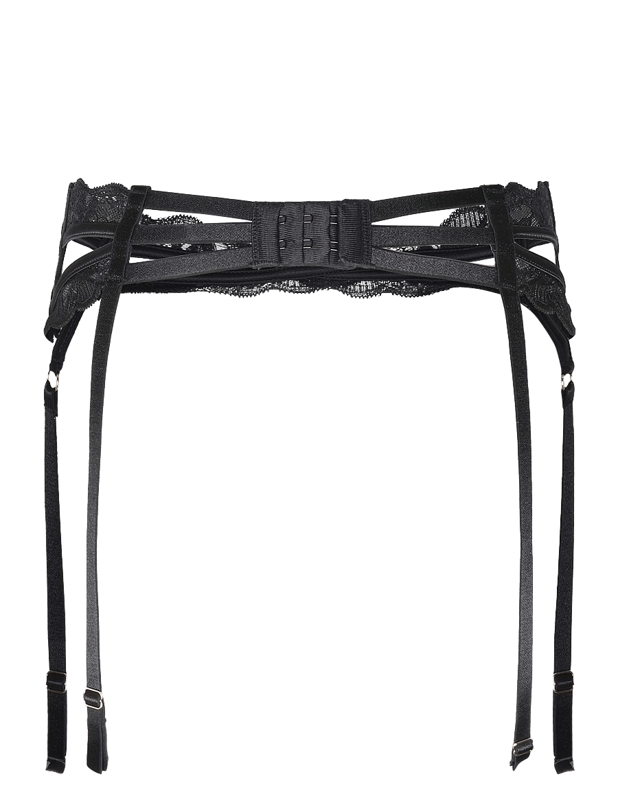 Hunkemöller - ZARA SUSPENDER - strumpfhalter - caviar - 2