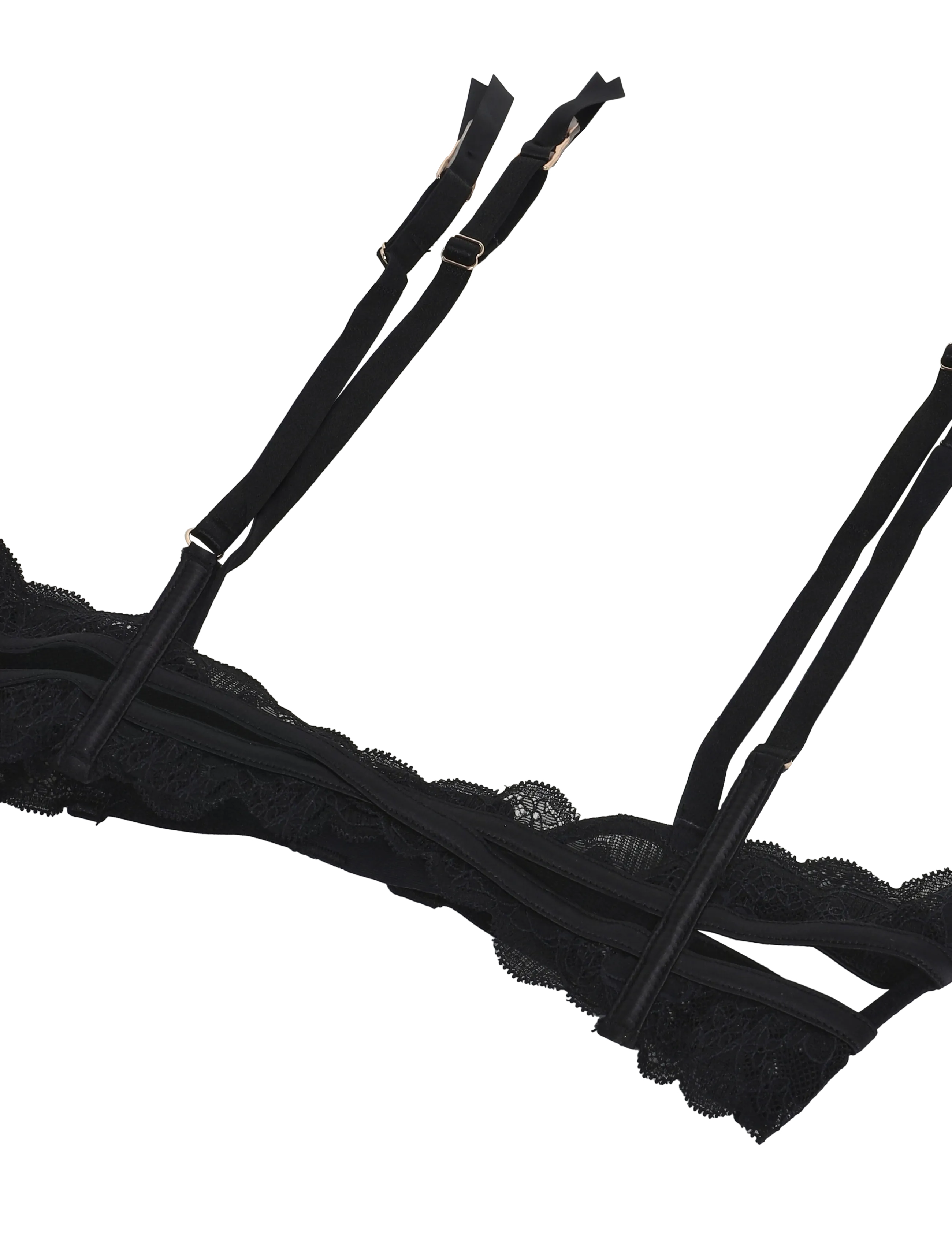 Hunkemöller - ZARA SUSPENDER - strumpfhalter - caviar - 5
