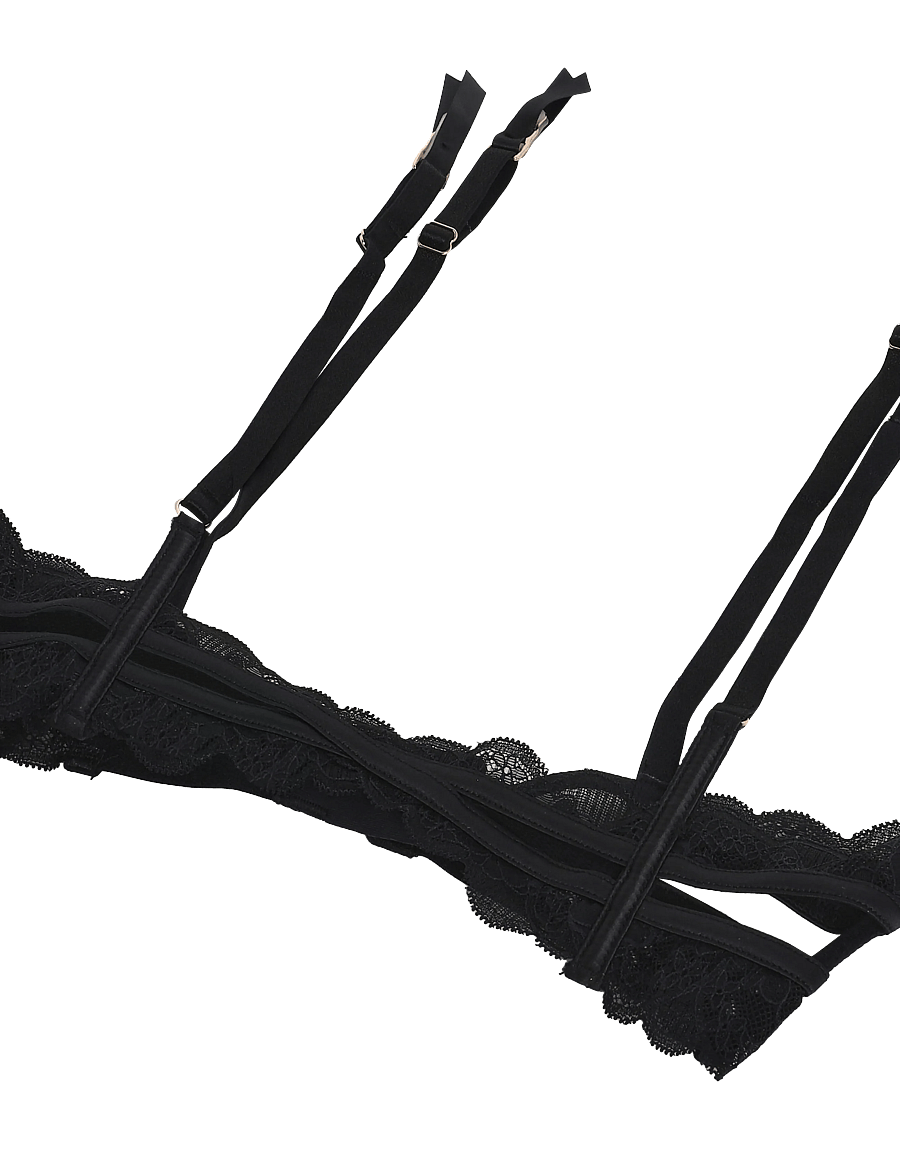 Hunkemöller - ZARA SUSPENDER - strumpfhalter - caviar - 5