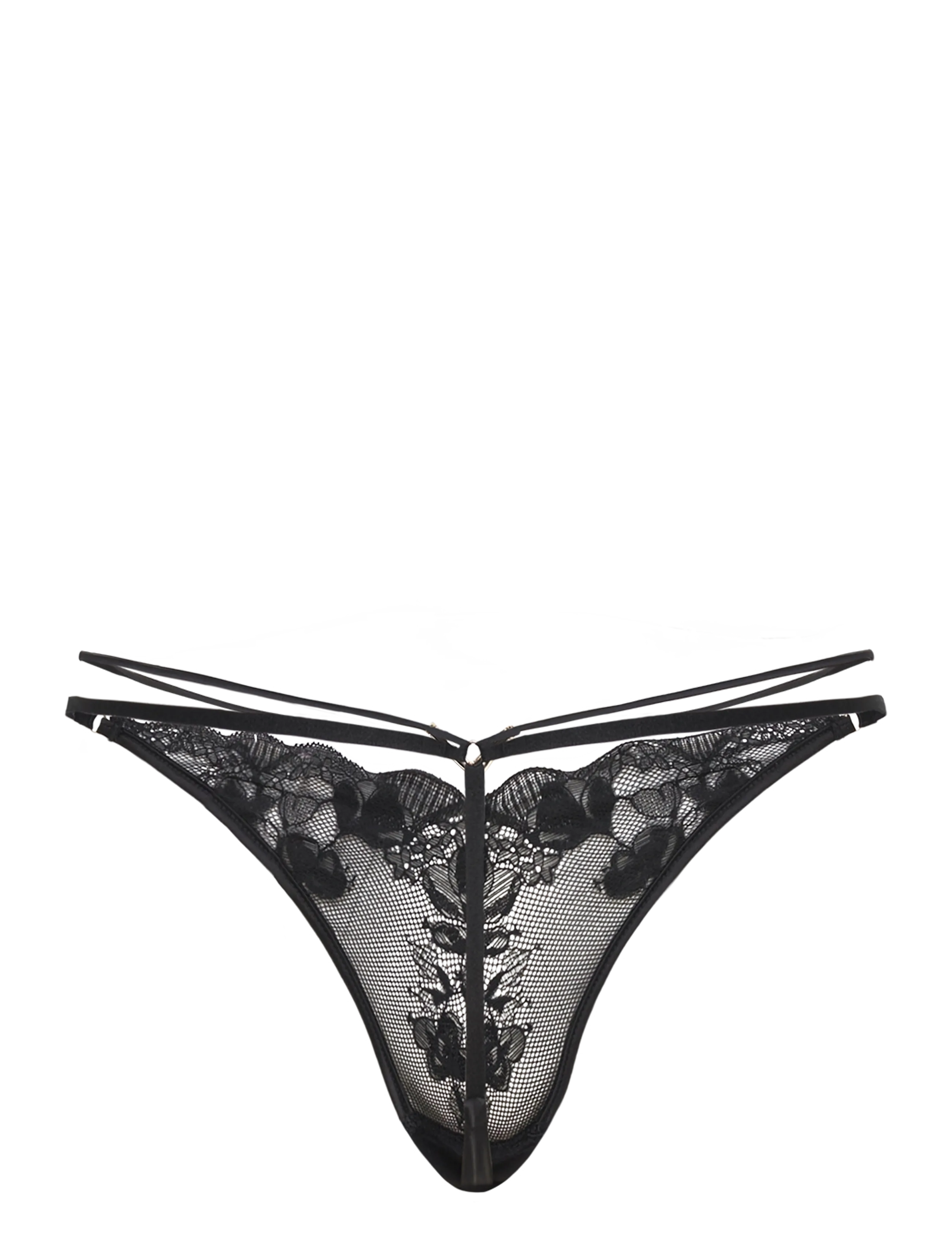 Hunkemöller - ZARA HL STRING TR - caviar - 2