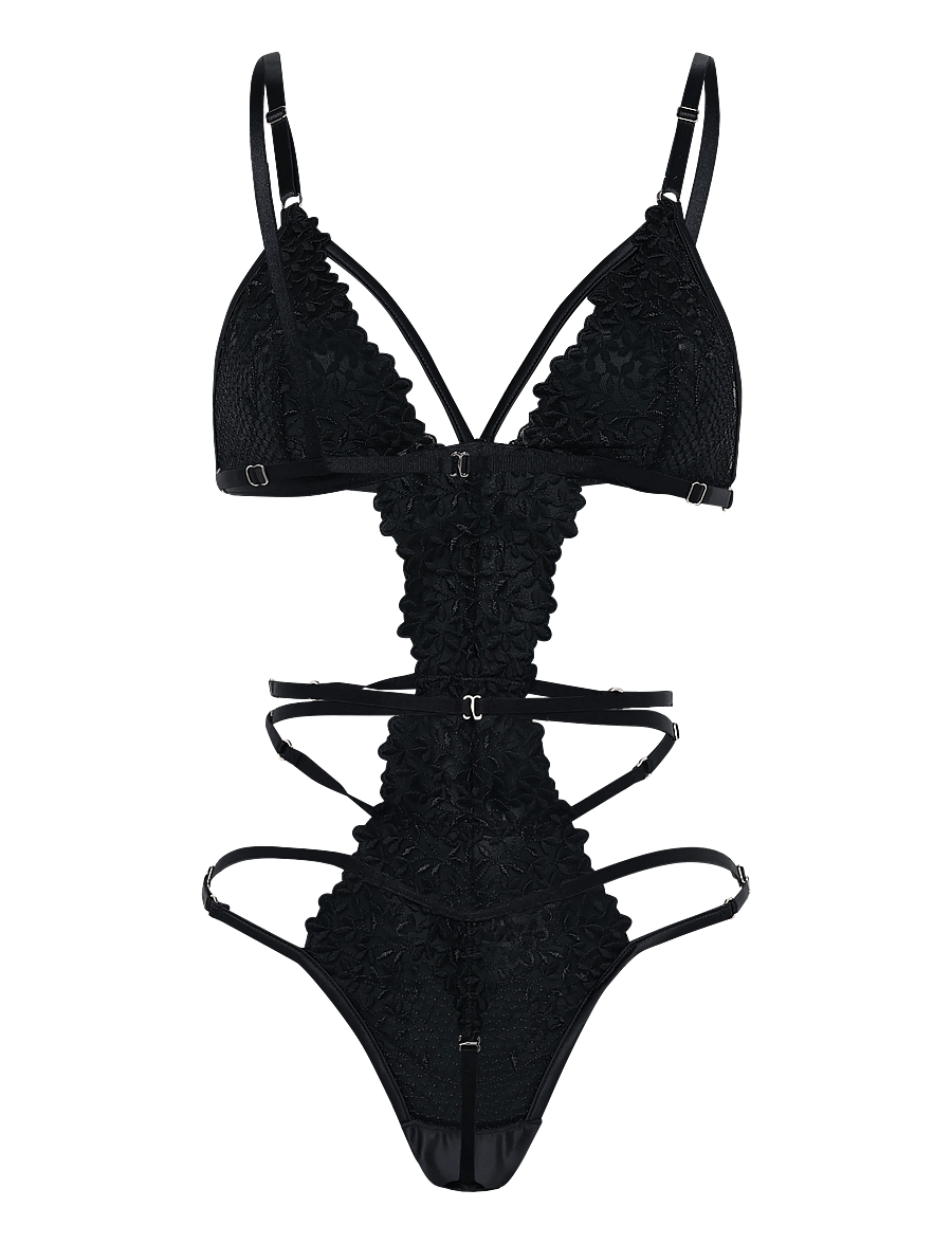 Hunkemöller - KRISTINA STRING BODY - erilised sündmused - caviar - 2