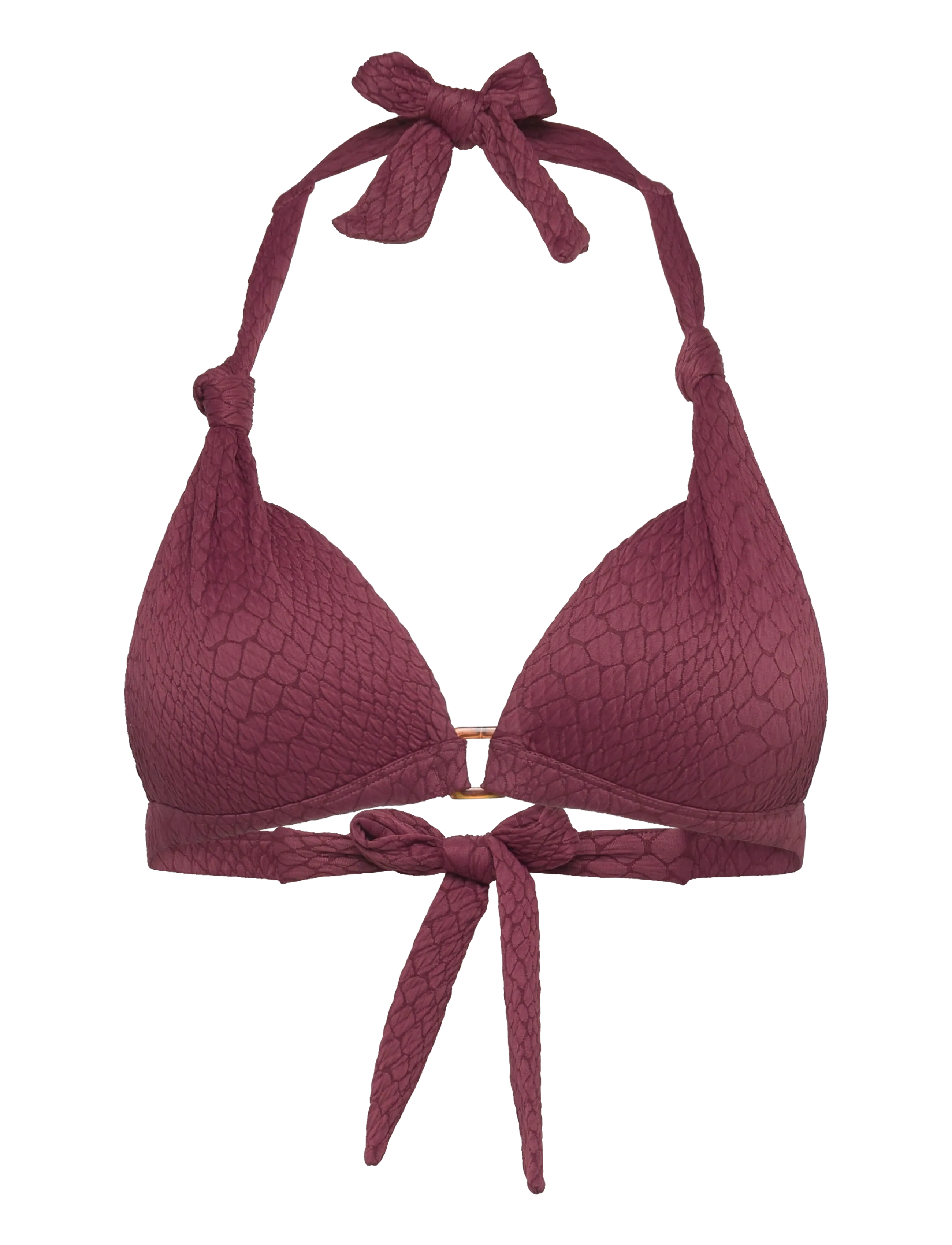 HUNKEMÖLLER Aruba Moulded Triangle Burgundy - M - Damen