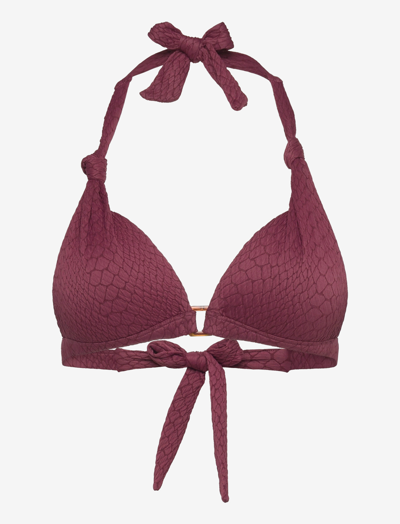 Hunkemöller - ARUBA MOULDED TRIANGLE - push-up bikinier - burgundy - 1