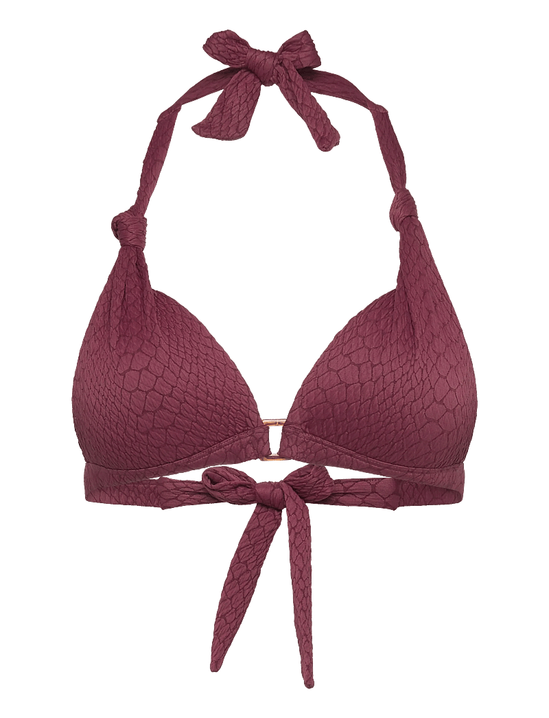 Hunkemöller - ARUBA MOULDED TRIANGLE - push-up bikinier - burgundy - 1