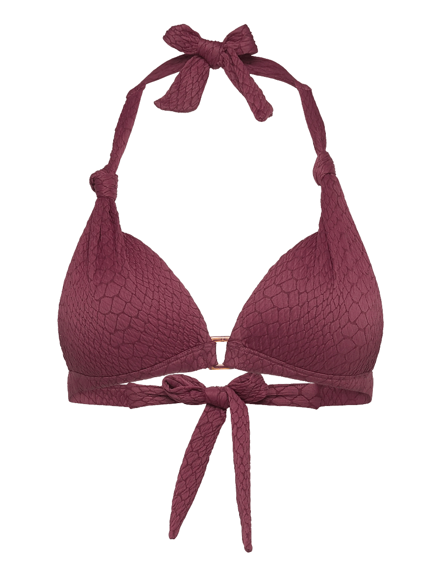 Hunkemöller - ARUBA MOULDED TRIANGLE - push-up-bikini-oberteile - burgundy - 1