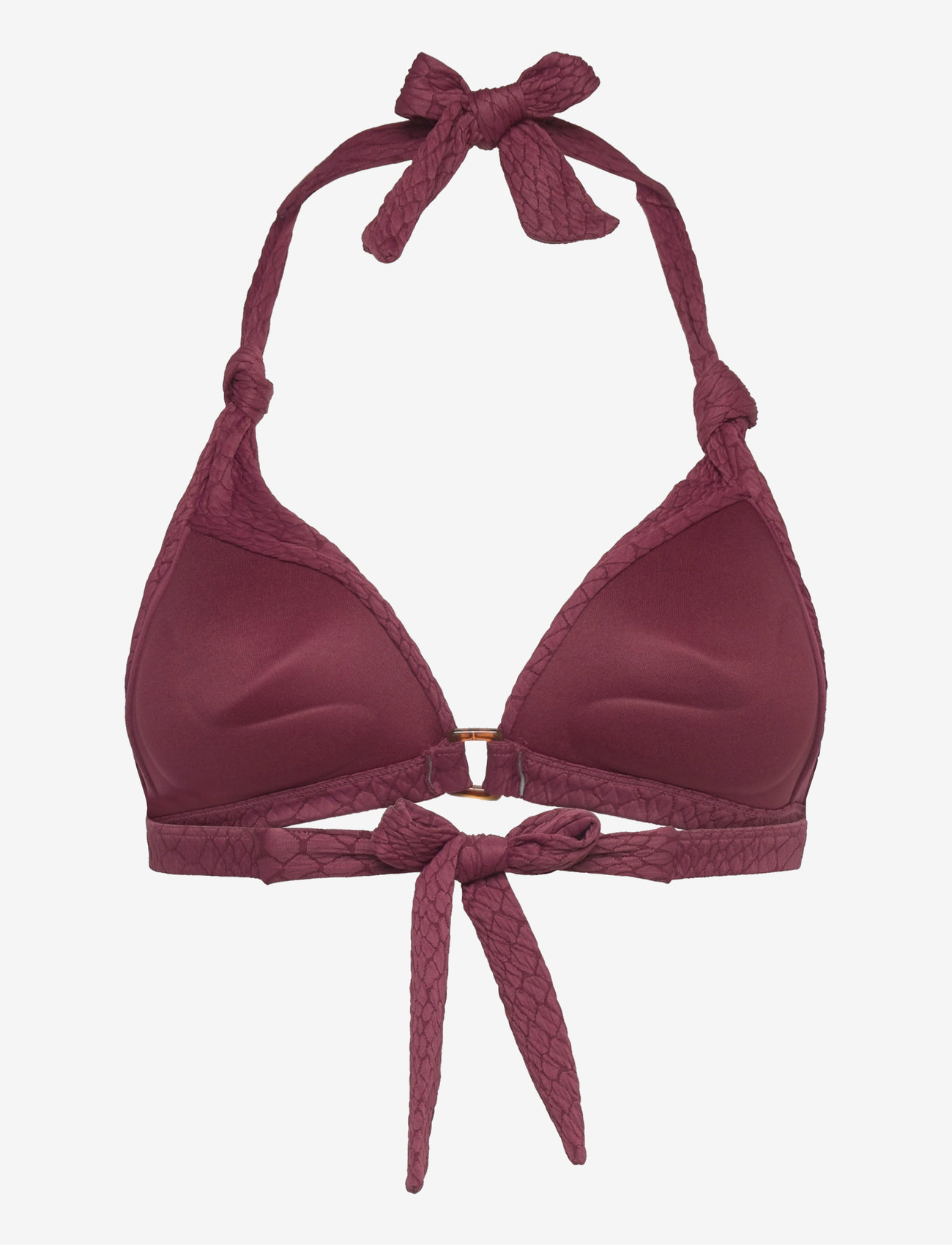 Hunkemöller - ARUBA MOULDED TRIANGLE - push-up bikinier - burgundy - 2