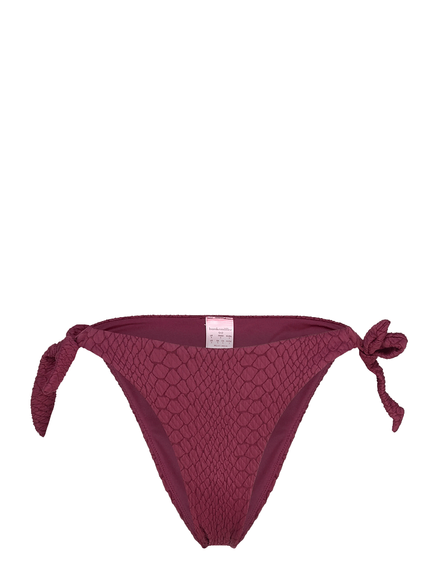 Hunkemöller - ARUBA HIGHLEG T - bikinis mit seitenbändern - burgundy - 1