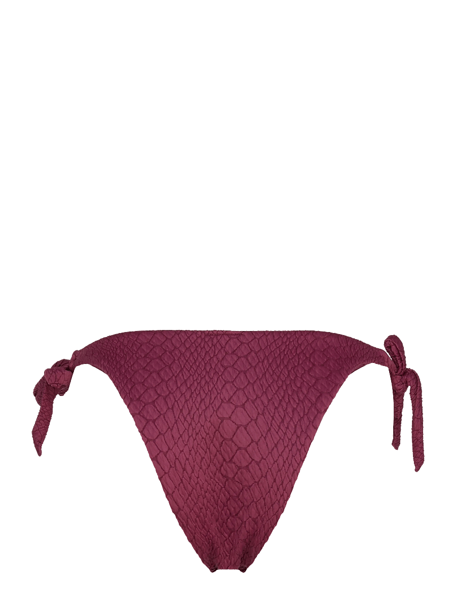 Hunkemöller - ARUBA HIGHLEG T - bikinis mit seitenbändern - burgundy - 2