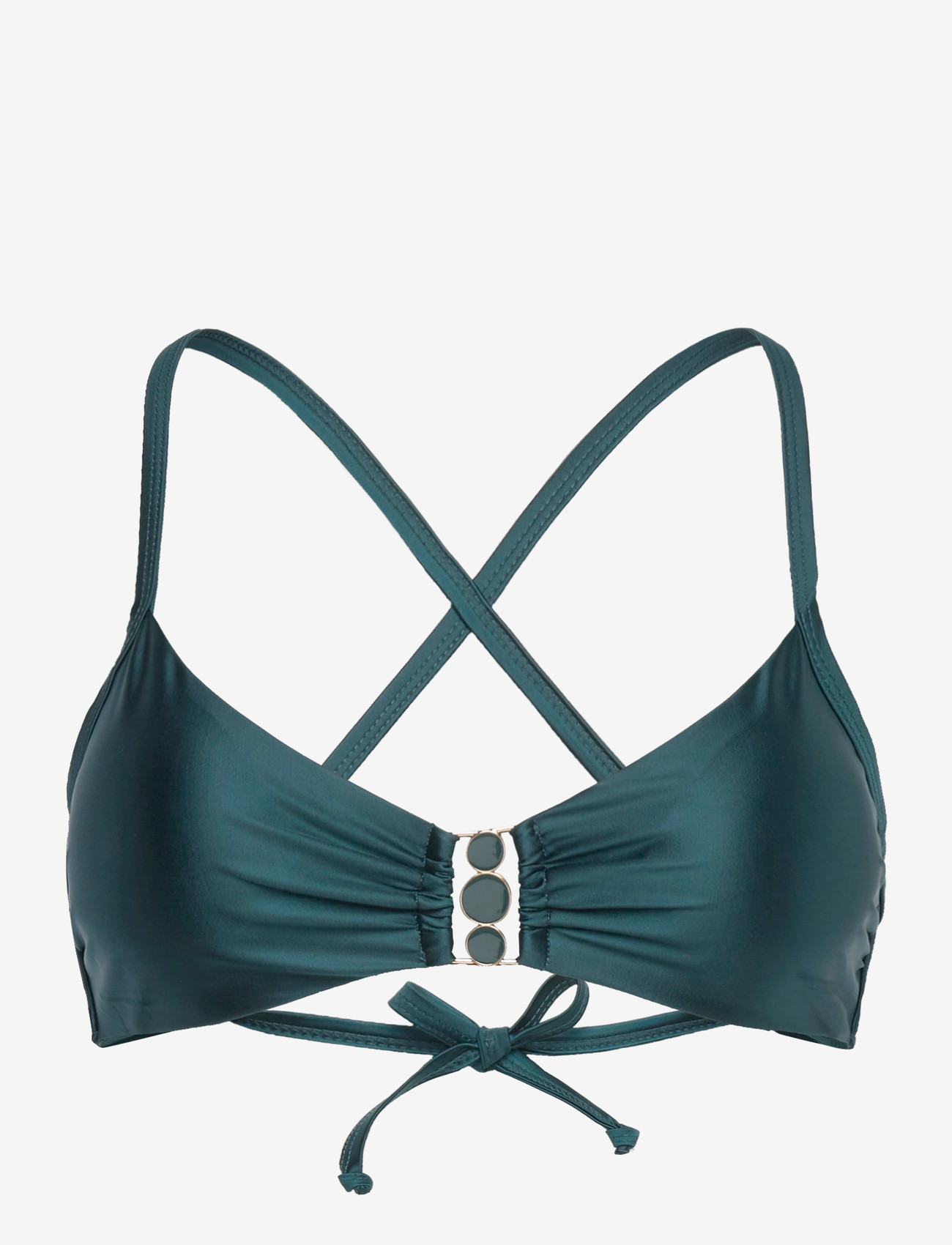 Hunkemöller - DOMINICA CROPTOP - trekantsbikinier - deep teal - 1