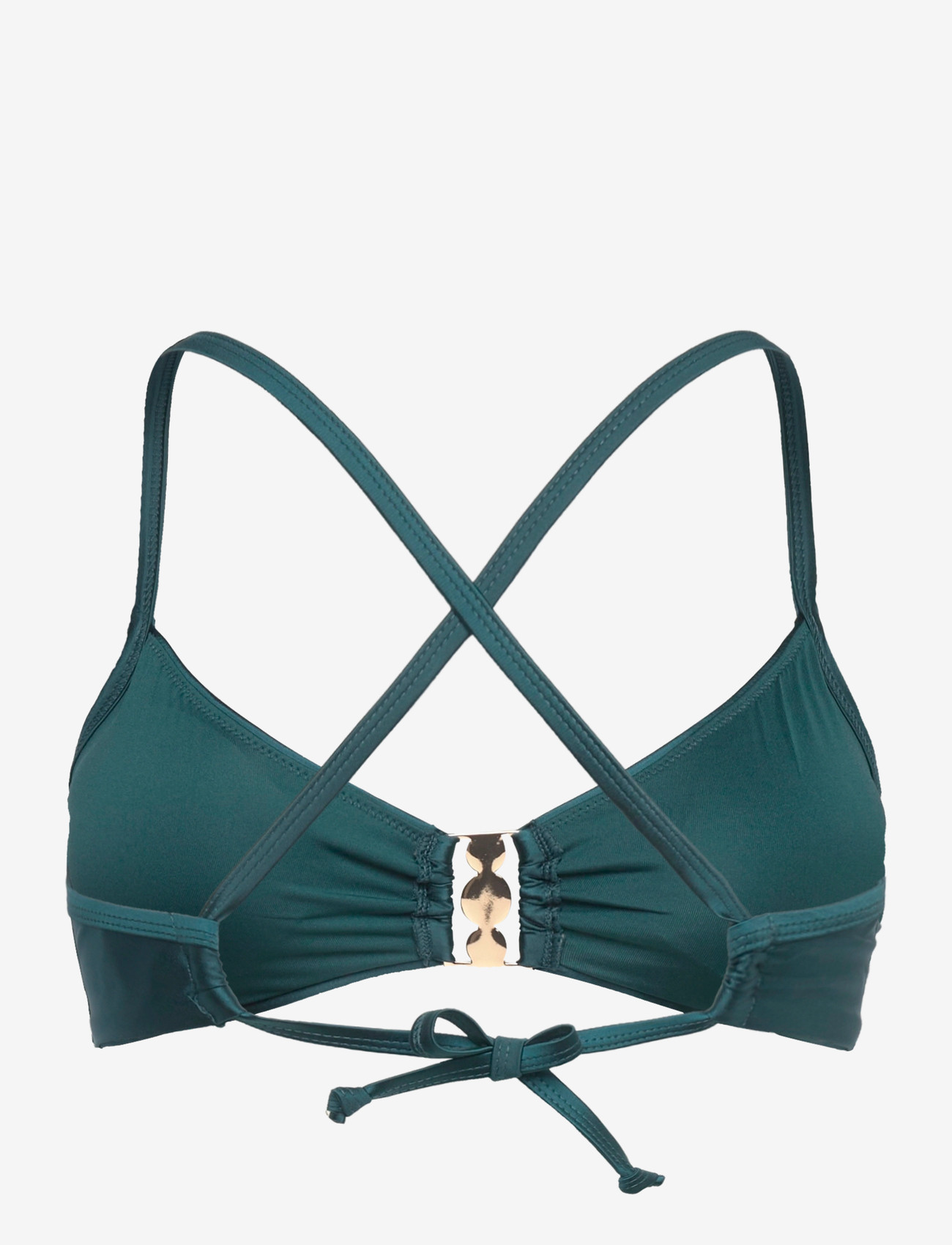 Hunkemöller - DOMINICA CROPTOP - trekantsbikinier - deep teal - 2