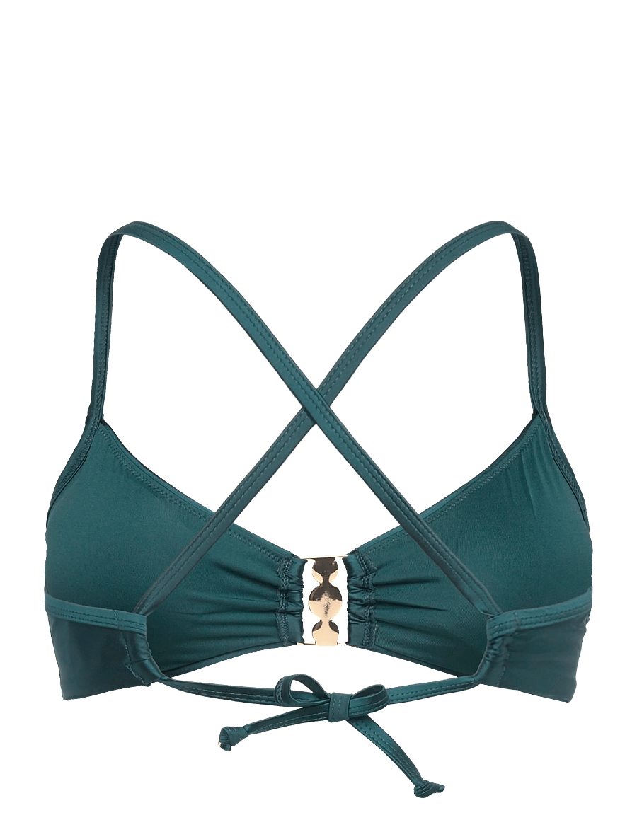 Hunkemöller - DOMINICA CROPTOP - dreieck-bikini-oberteile - deep teal - 2