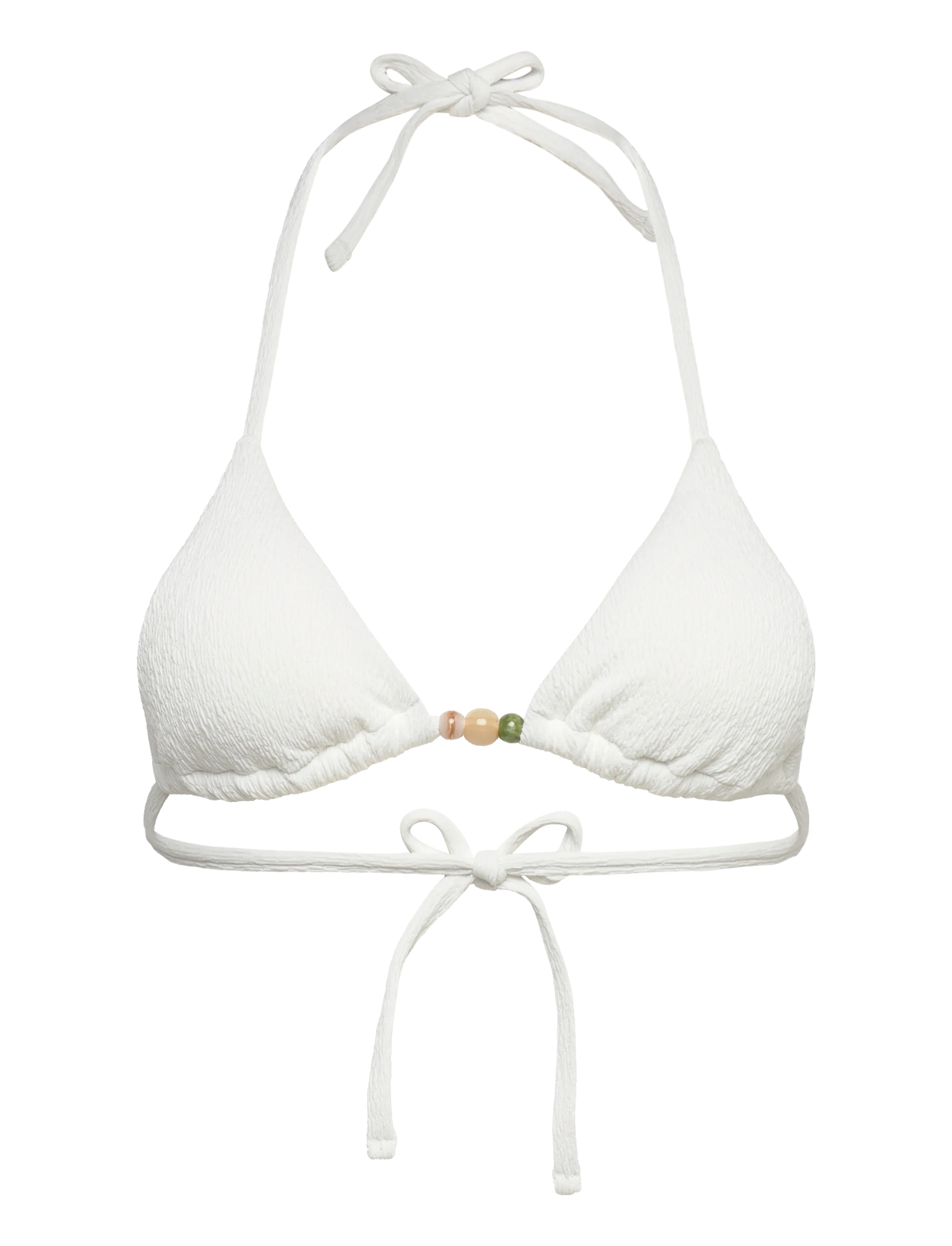 HUNKEMÖLLER Crinkle Triangle Weiß - M - Damen