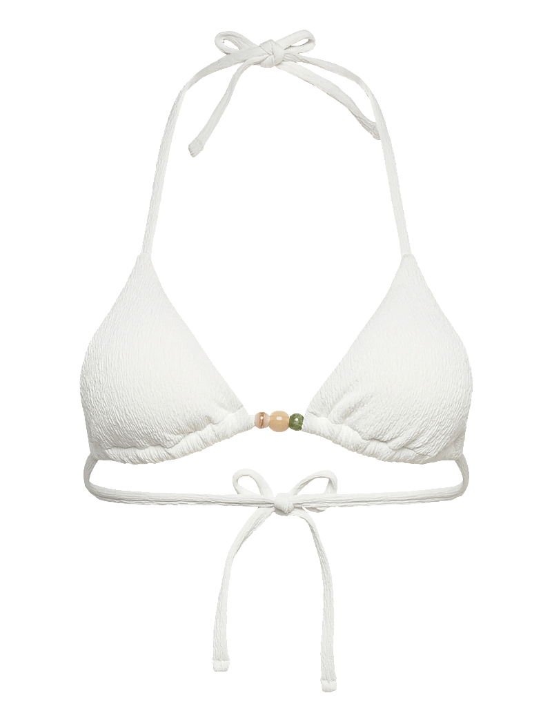 Hunkemöller - CRINKLE TRIANGLE - kolmnurksed bikiinide ülaosad - snow white - 1
