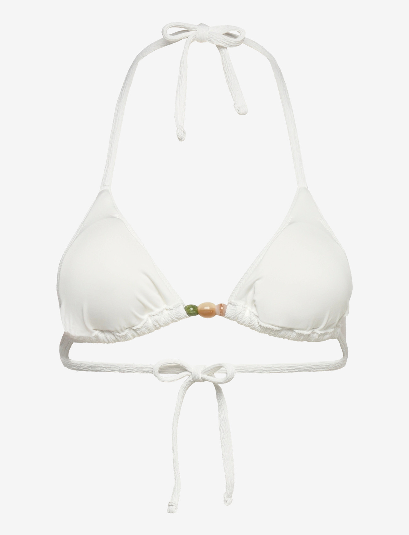 Hunkemöller - CRINKLE TRIANGLE - kolmnurksed bikiinide ülaosad - snow white - 2