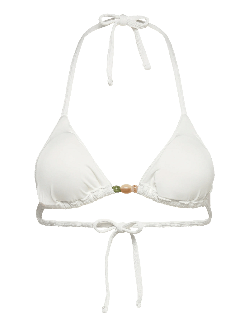 Hunkemöller - CRINKLE TRIANGLE - kolmnurksed bikiinide ülaosad - snow white - 2