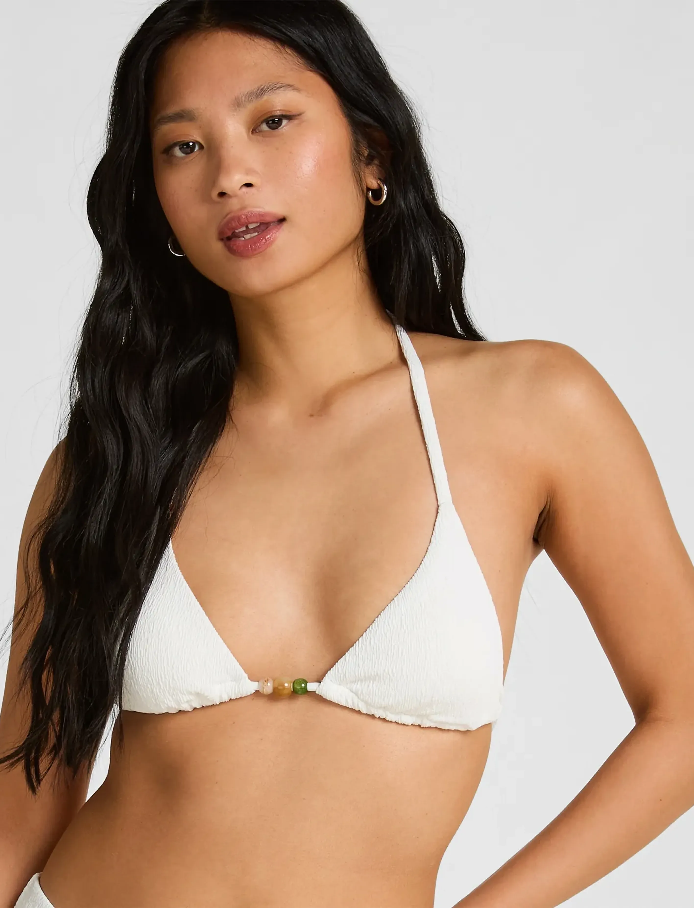Hunkemöller CRINKLE TRIANGLE - Riided - SNOW WHITE / white