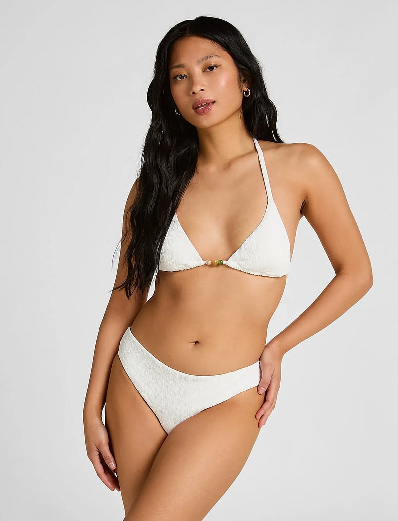 Hunkemöller - CRINKLE TRIANGLE - kolmnurksed bikiinide ülaosad - snow white - 4