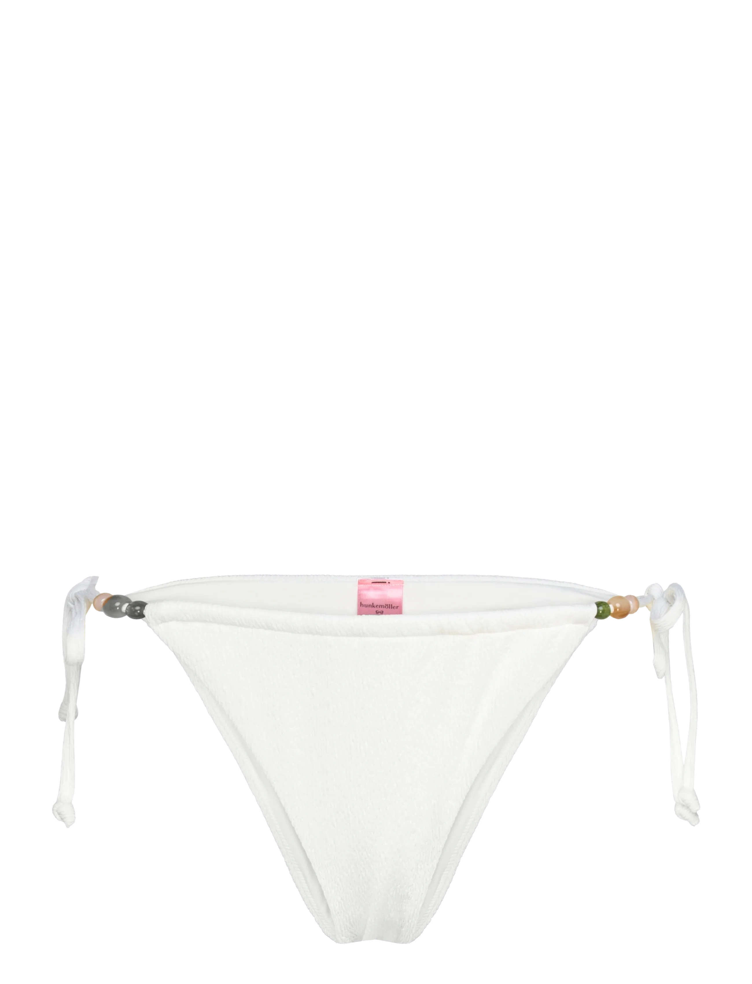Hunkemöller CRINKLE HL CHEEKY T - Bikinier - SNOW WHITE / white