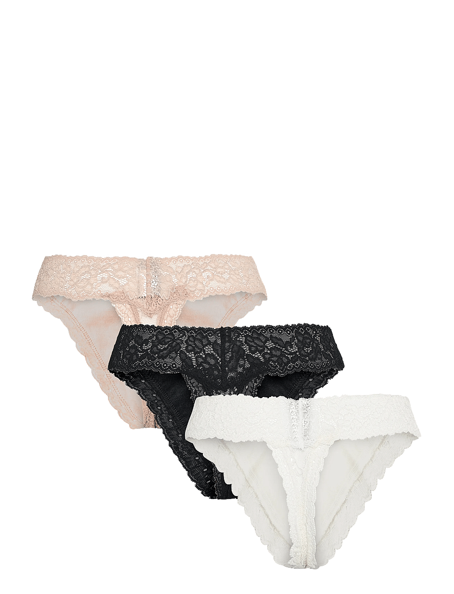 Hunkemöller - MADISON 3-PACK - caviar - 2