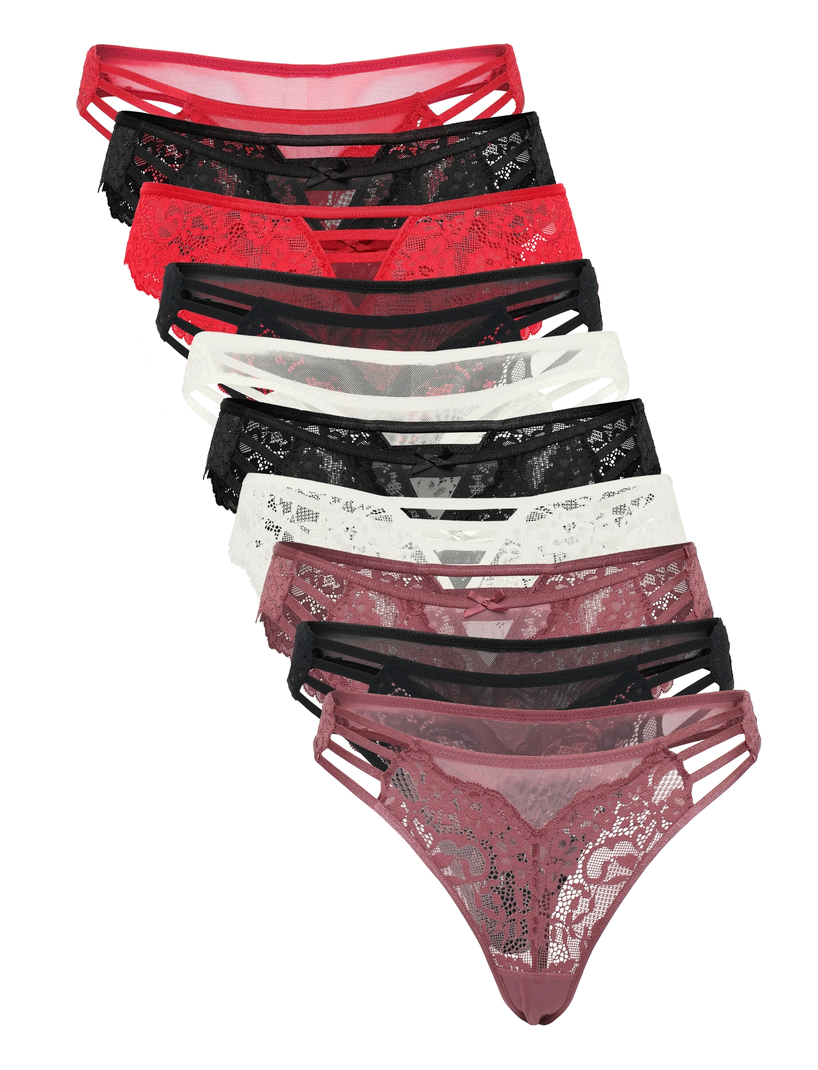 Hunkemöller FASHION BRIEF 10-PACK - Underkläder - RENAISSANCE ROSE / pink/rose
