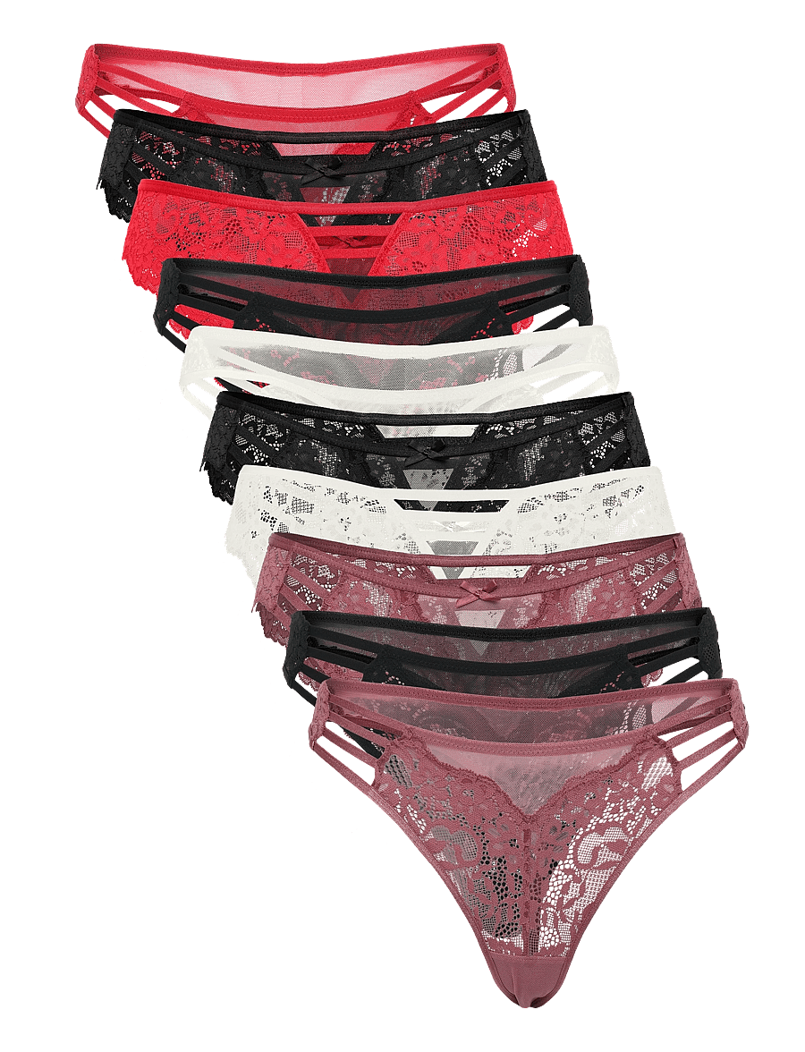 Hunkemöller - FASHION BRIEF 10-PACK - stringtrosor - renaissance rose - 1