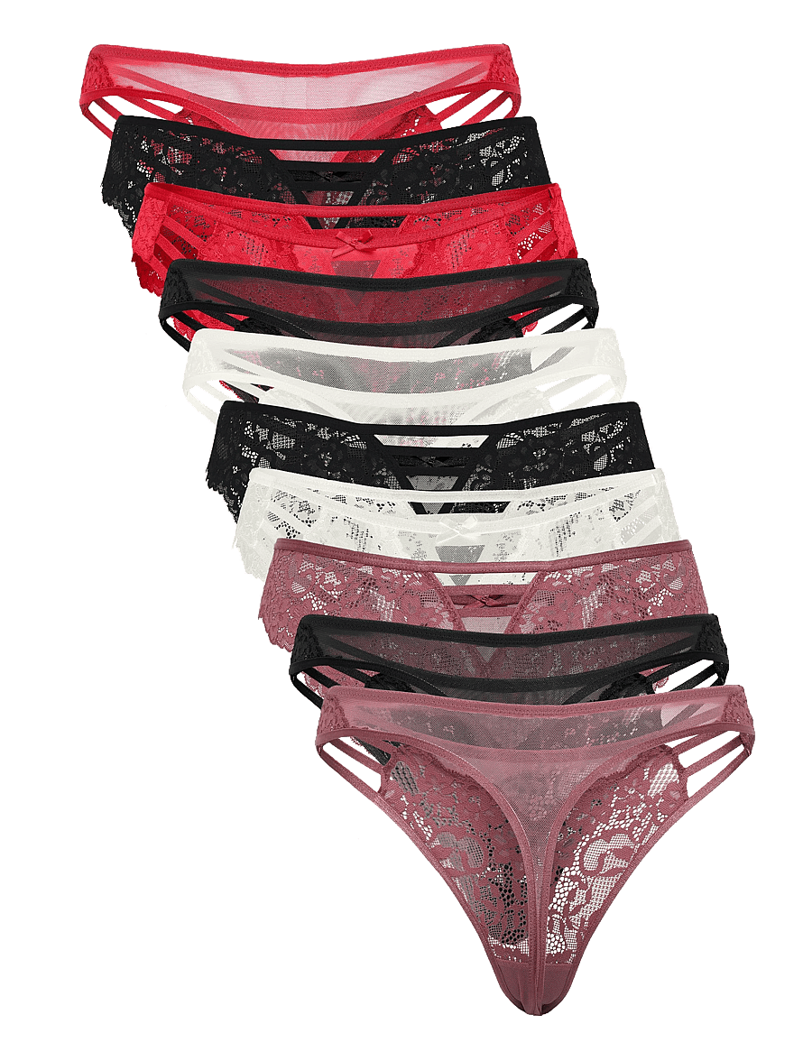 Hunkemöller - FASHION BRIEF 10-PACK - tangas - renaissance rose - 2