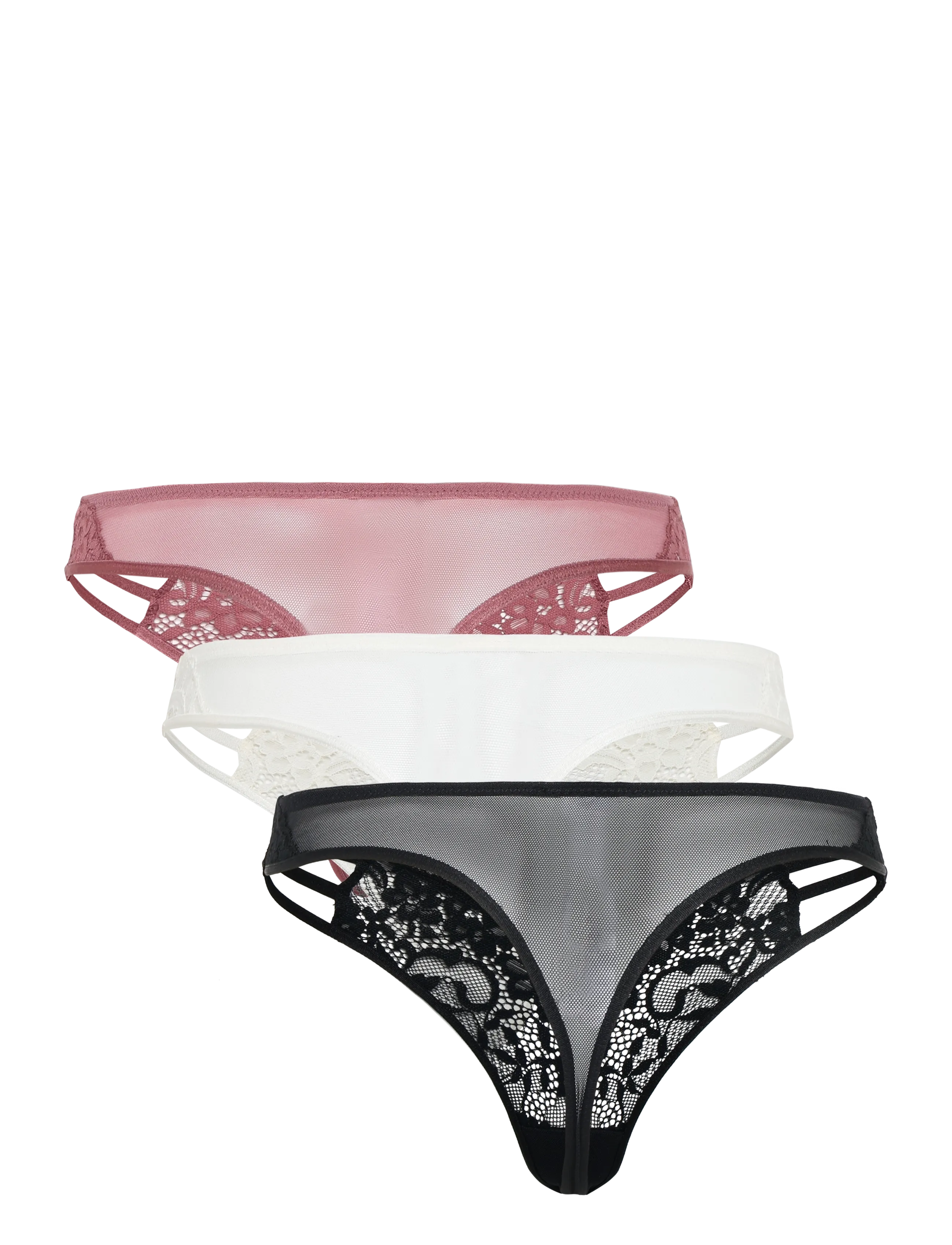 Hunkemöller - BRIAR 3-PACK - stringtrosor - renaissance rose - 2